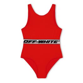 Off White Logo Swimsuit Infants