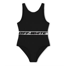 Off White Industrial Swimsuit Juniors