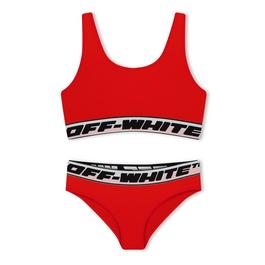 Off White Logo Bikini Juniors