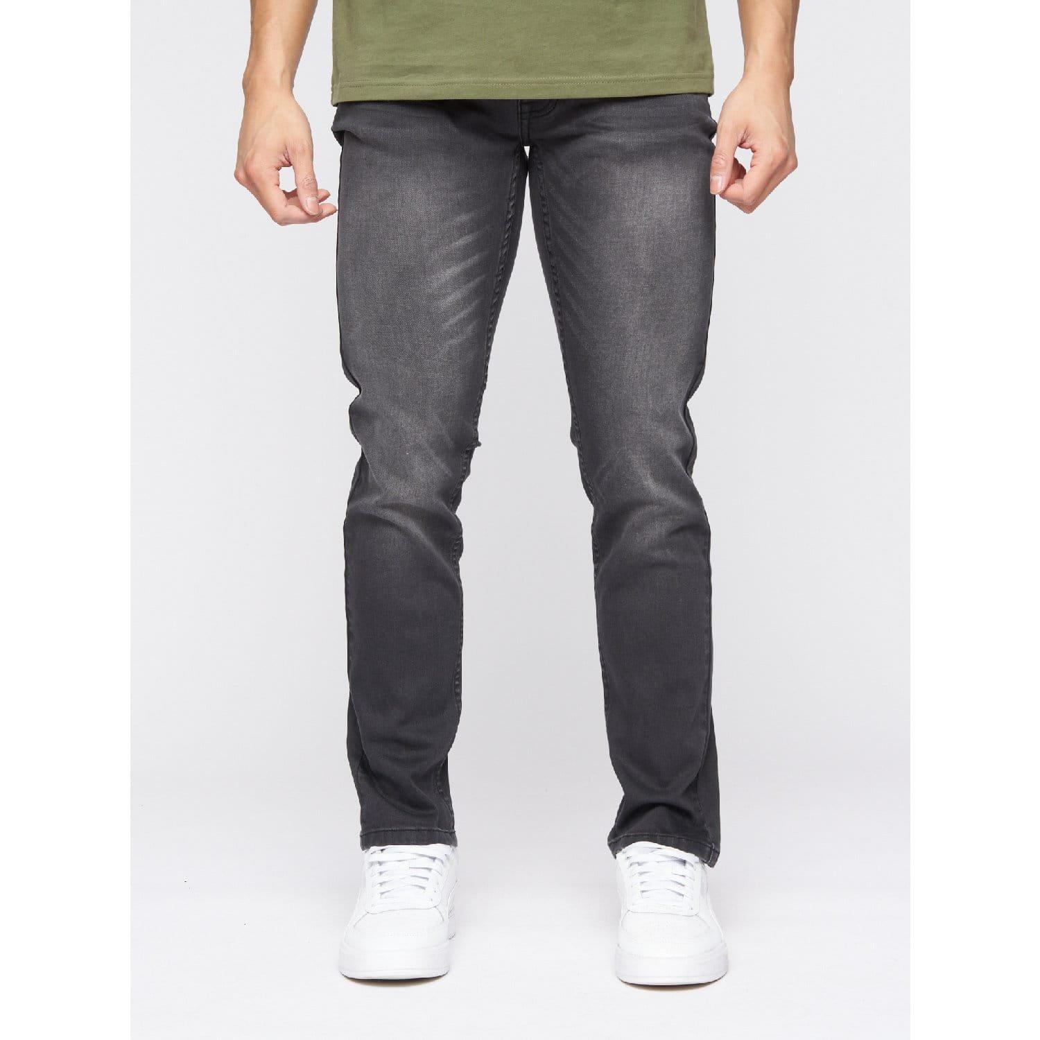 Grey - Crosshatch - Malcom Slim-Fit Jeans - 2