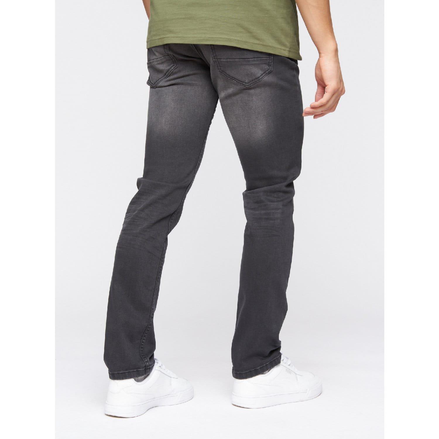 Grey - Crosshatch - Malcom Slim-Fit Jeans - 4