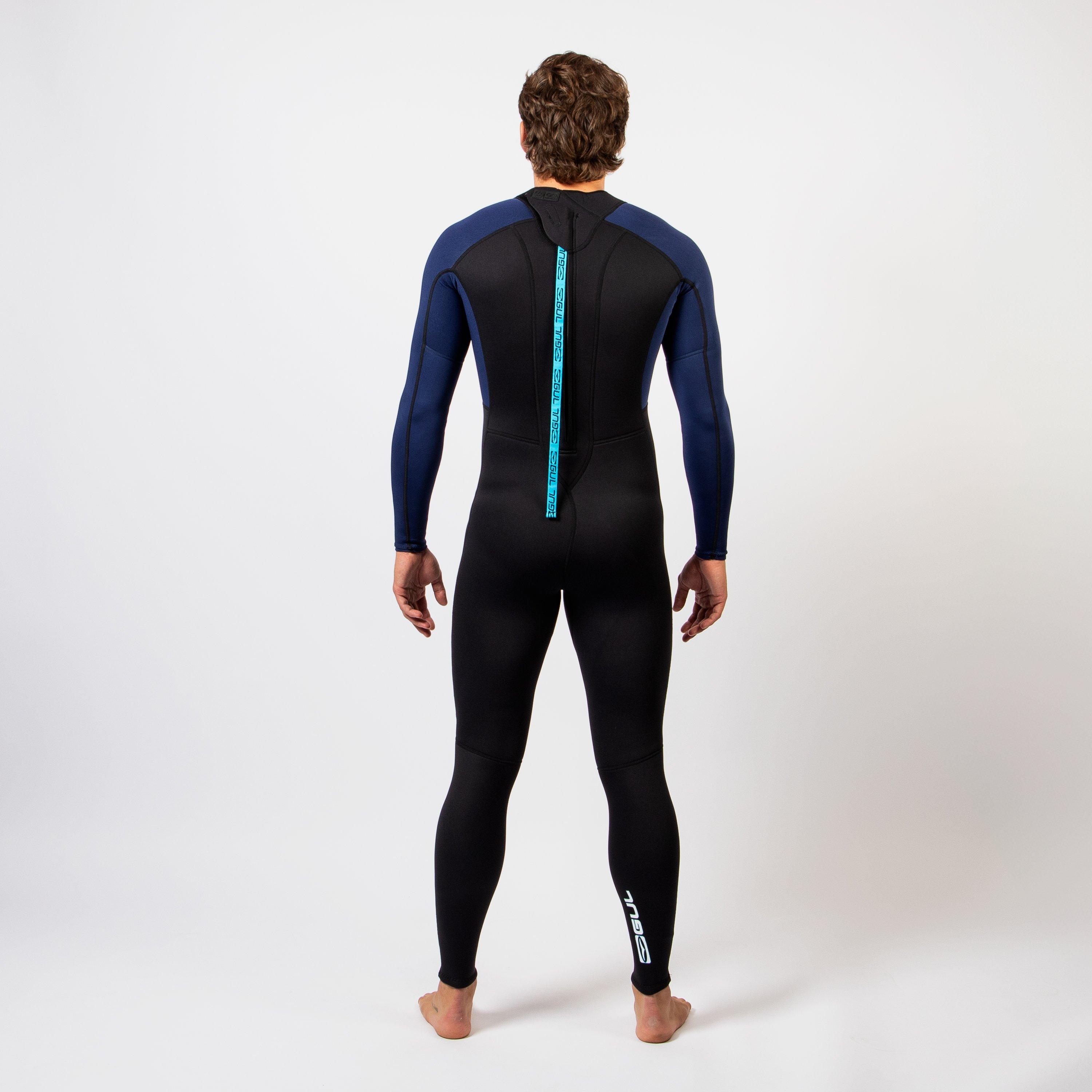 Black/Navy - Gul - G-FORCE 32 NATUR FLATLOCK FULL WETSUIT - 2