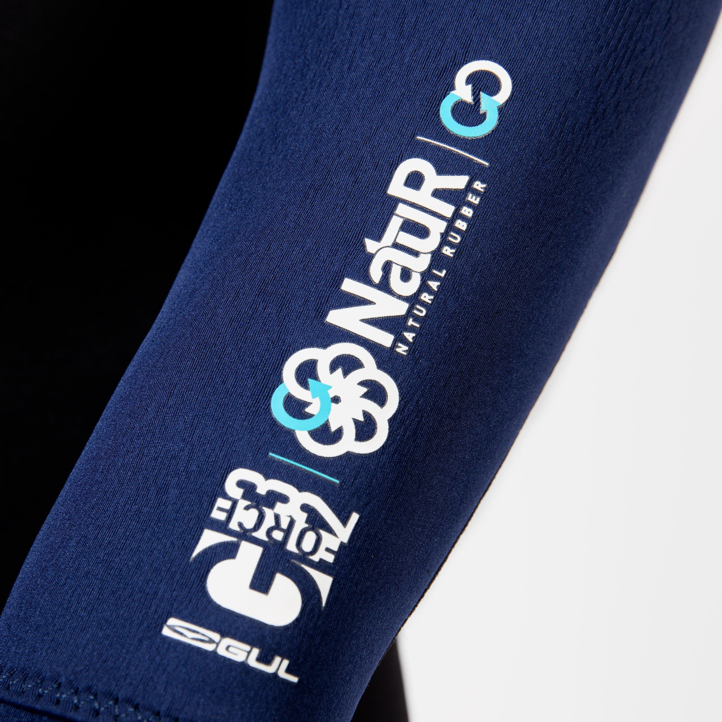 Black/Navy - Gul - G-FORCE 32 NATUR FLATLOCK FULL WETSUIT - 5