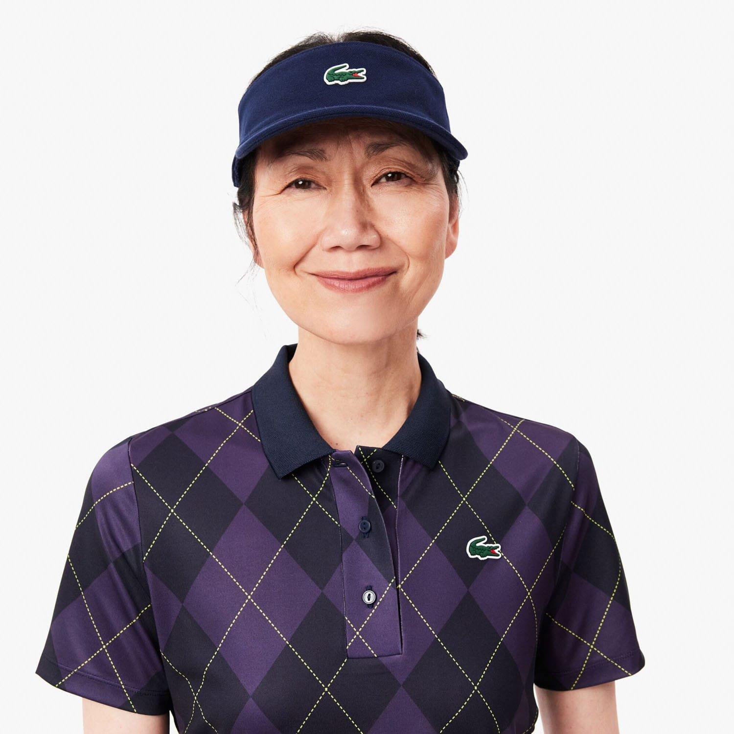 Purple - Lacoste - Regular Fit UV Protect Golf Polo Shirt - 3
