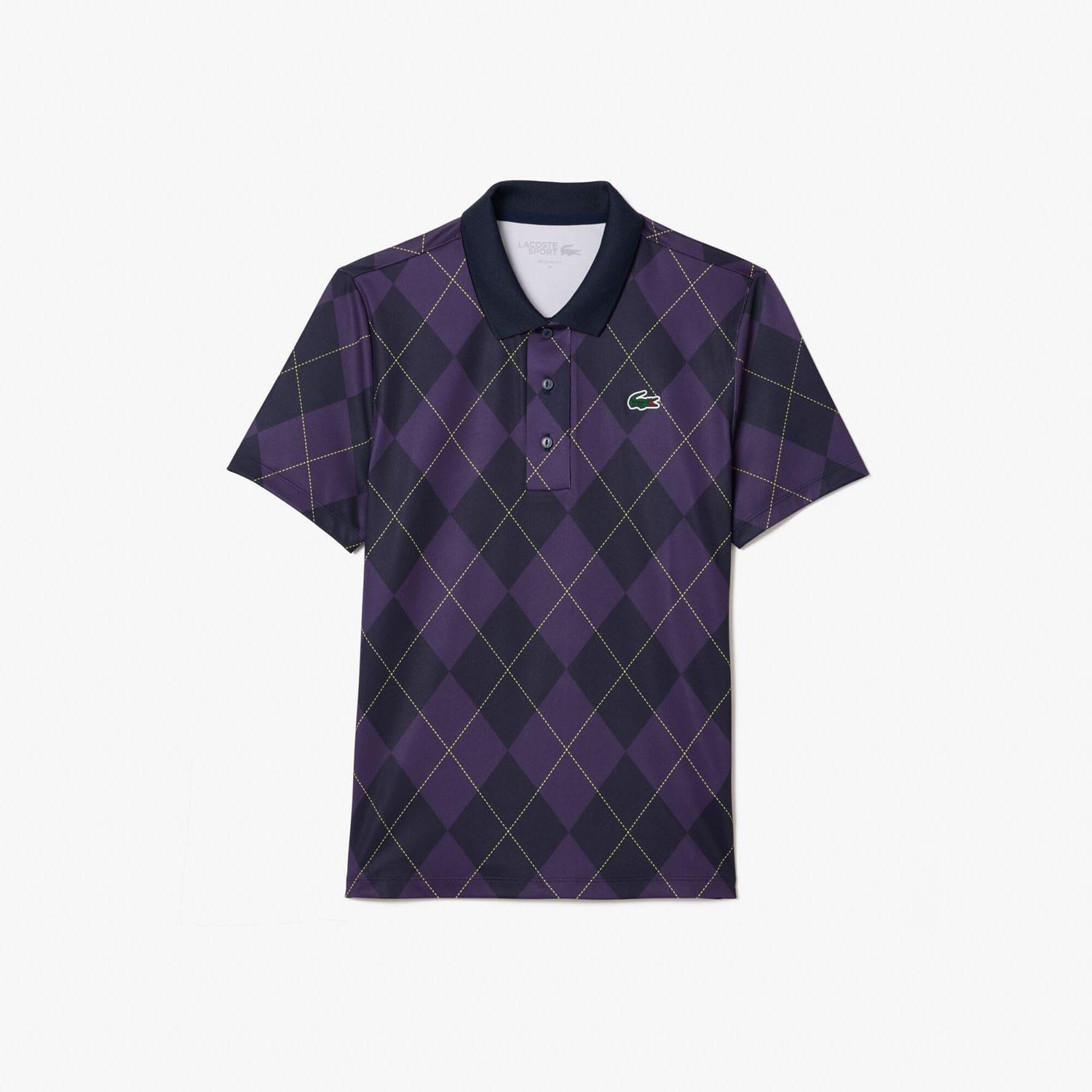 Purple - Lacoste - Regular Fit UV Protect Golf Polo Shirt - 4