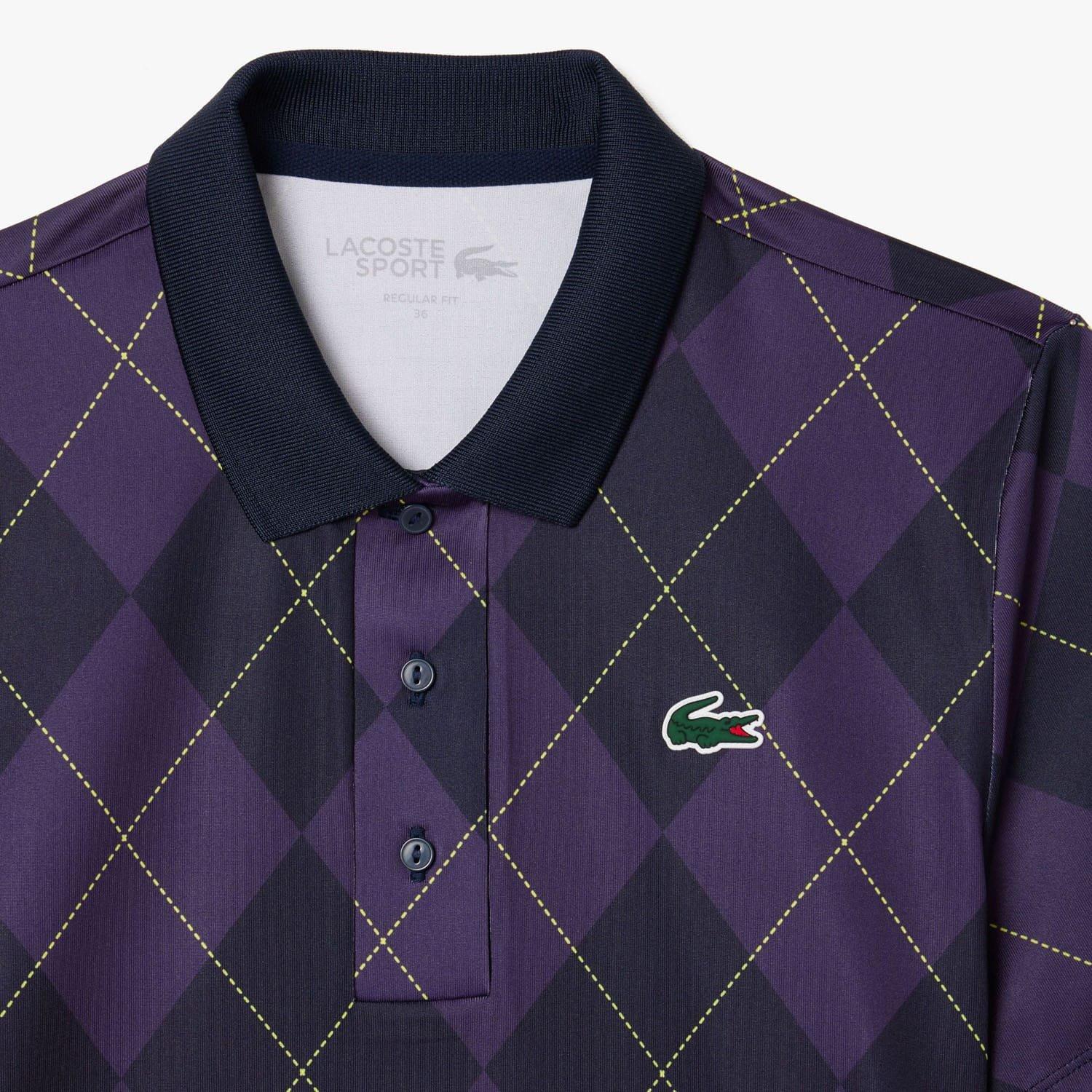Purple - Lacoste - Regular Fit UV Protect Golf Polo Shirt - 6
