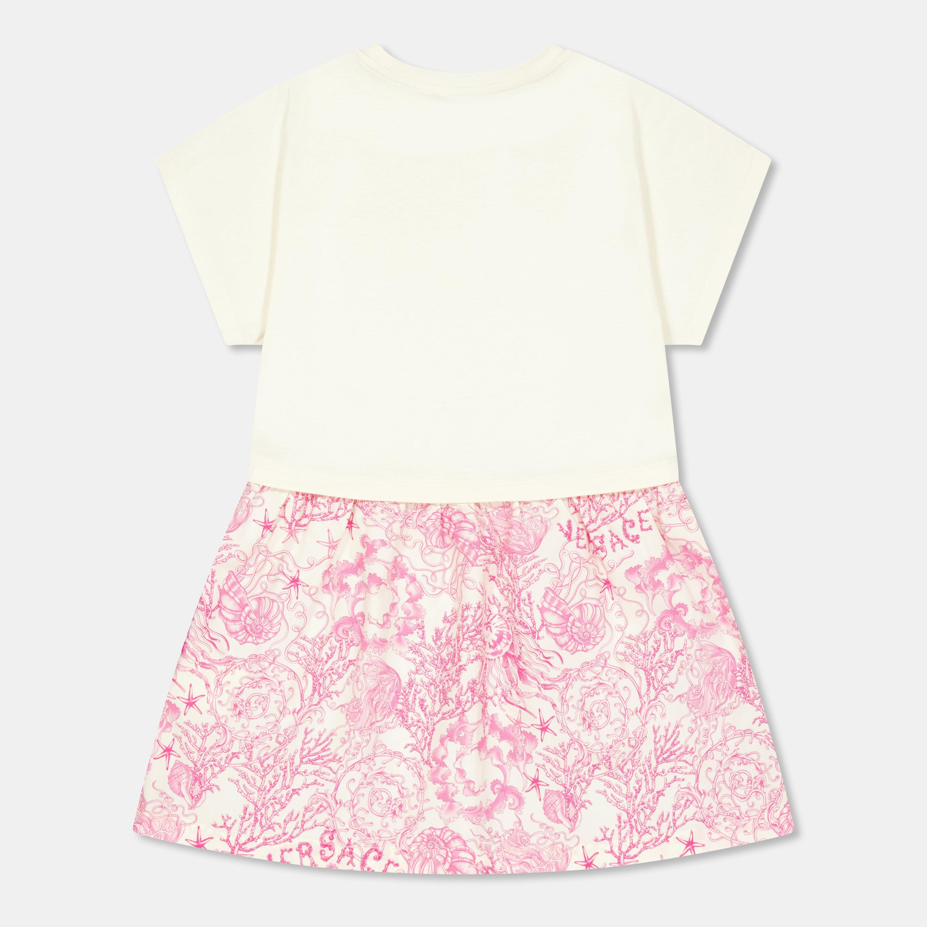 2WZ20 Guava - Versace - Kids' Logo Mini Dress - 2