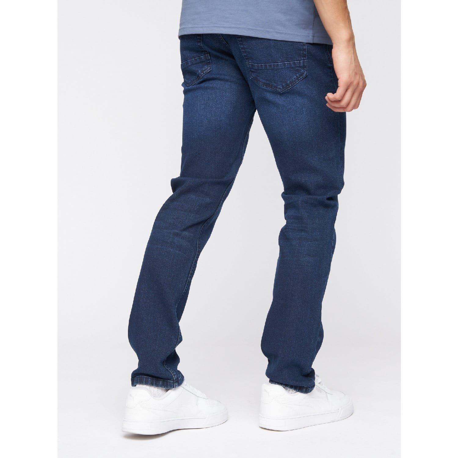 Blue - Crosshatch - Malcom Slim-Fit Jeans - 4