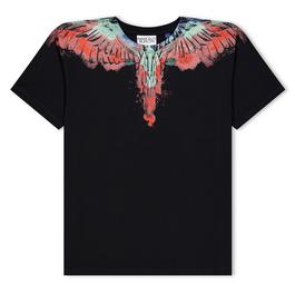 Marcelo Burlon Wings Print T Shirt Infants