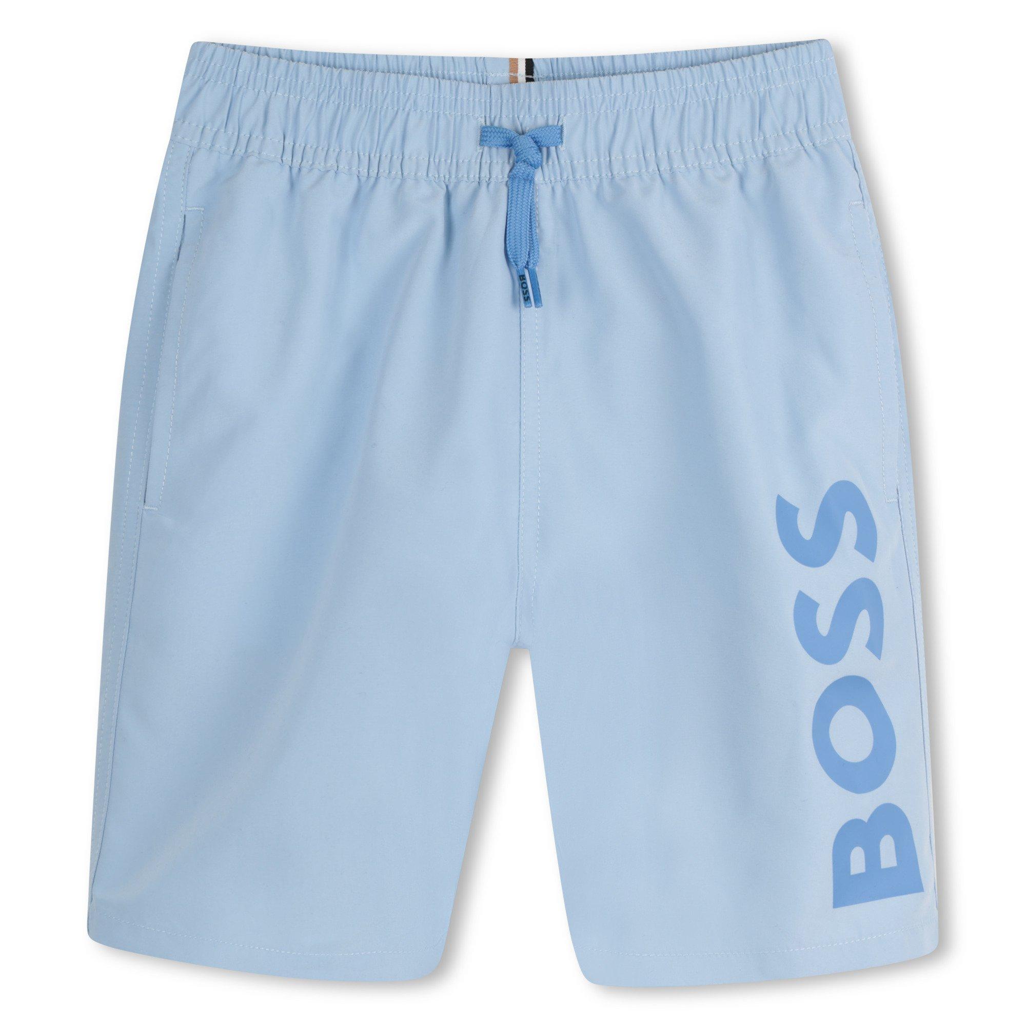 Boss Kids Logo Swim Shorts, Iconic Design Swim Shorts Cruise