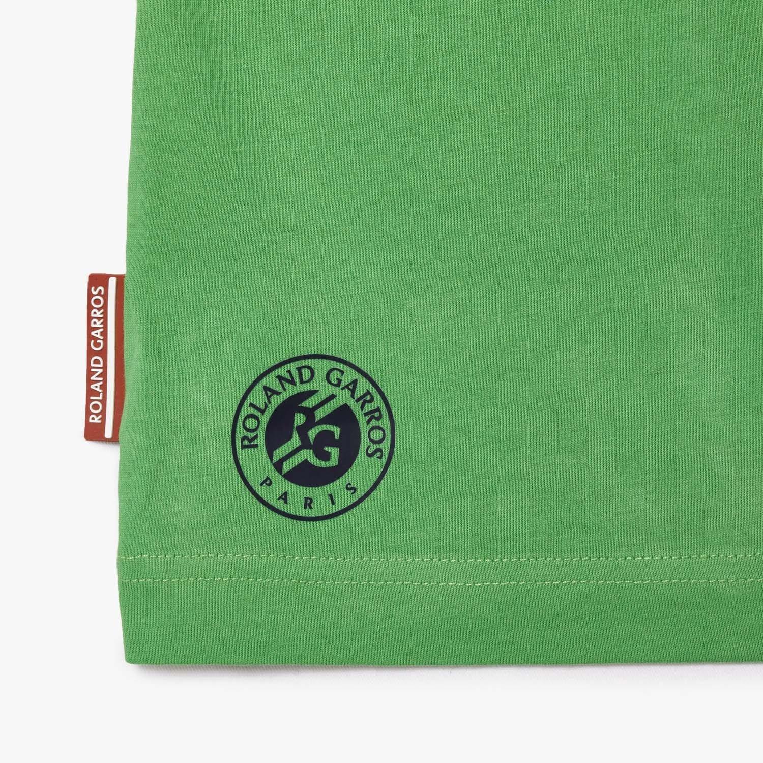 Green - Lacoste - Roland-Garros Edition Ultra Dry Tennis T-Shirt - 2