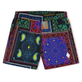 Marcelo Burlon Patterned Swim Shorts