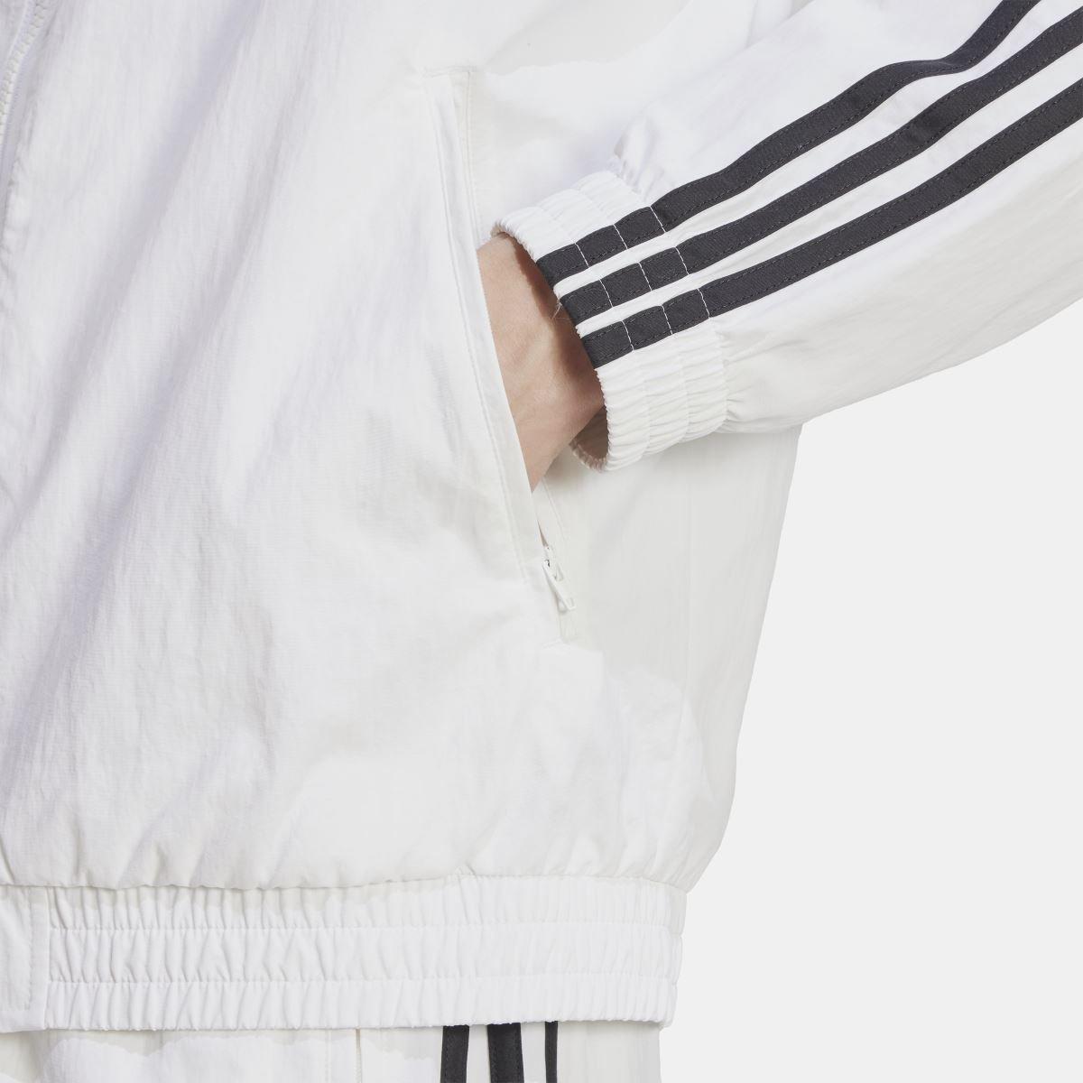 White - adidas Originals - Adicolor Woven Firebird Track Top - 5