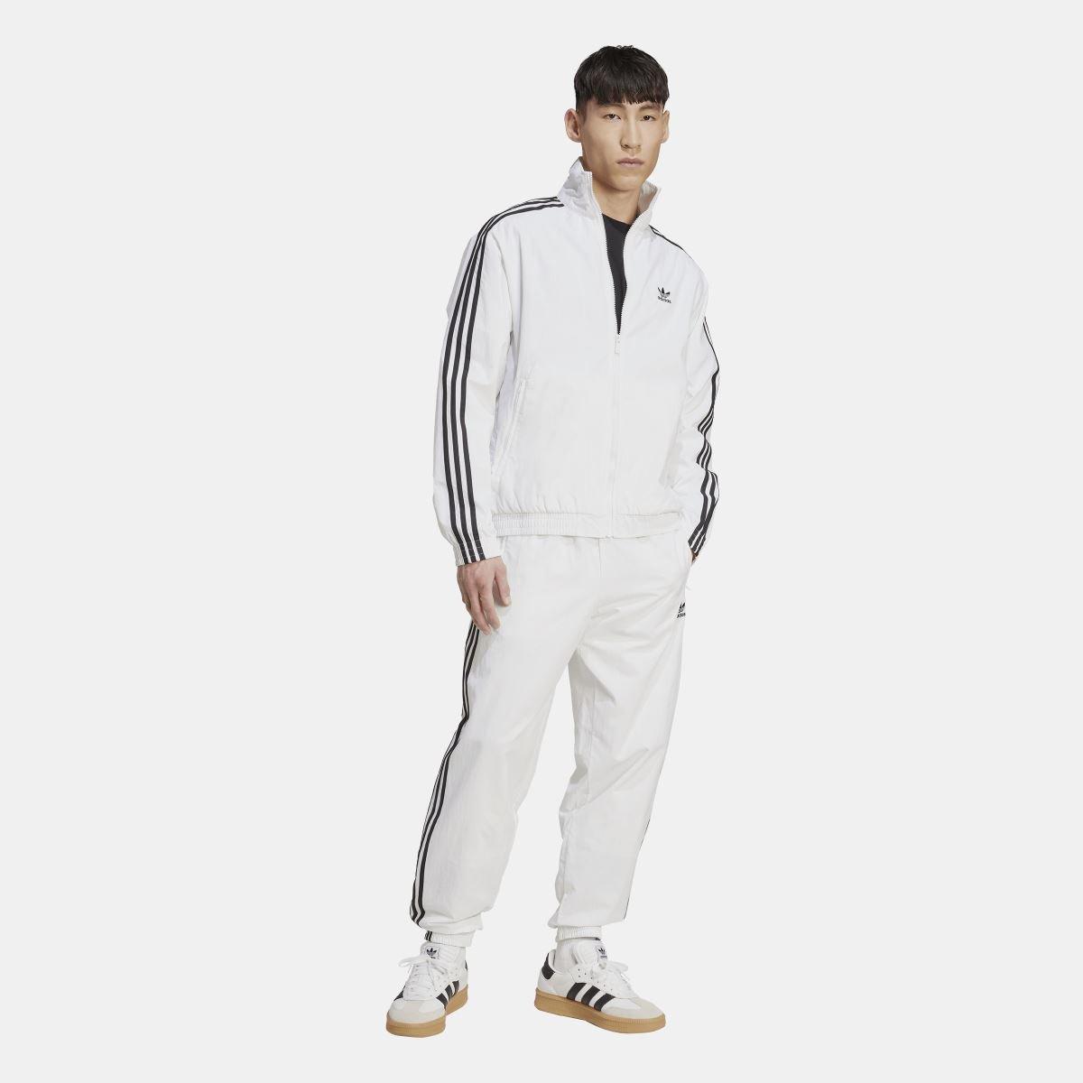 White - adidas Originals - Adicolor Woven Firebird Track Top - 7