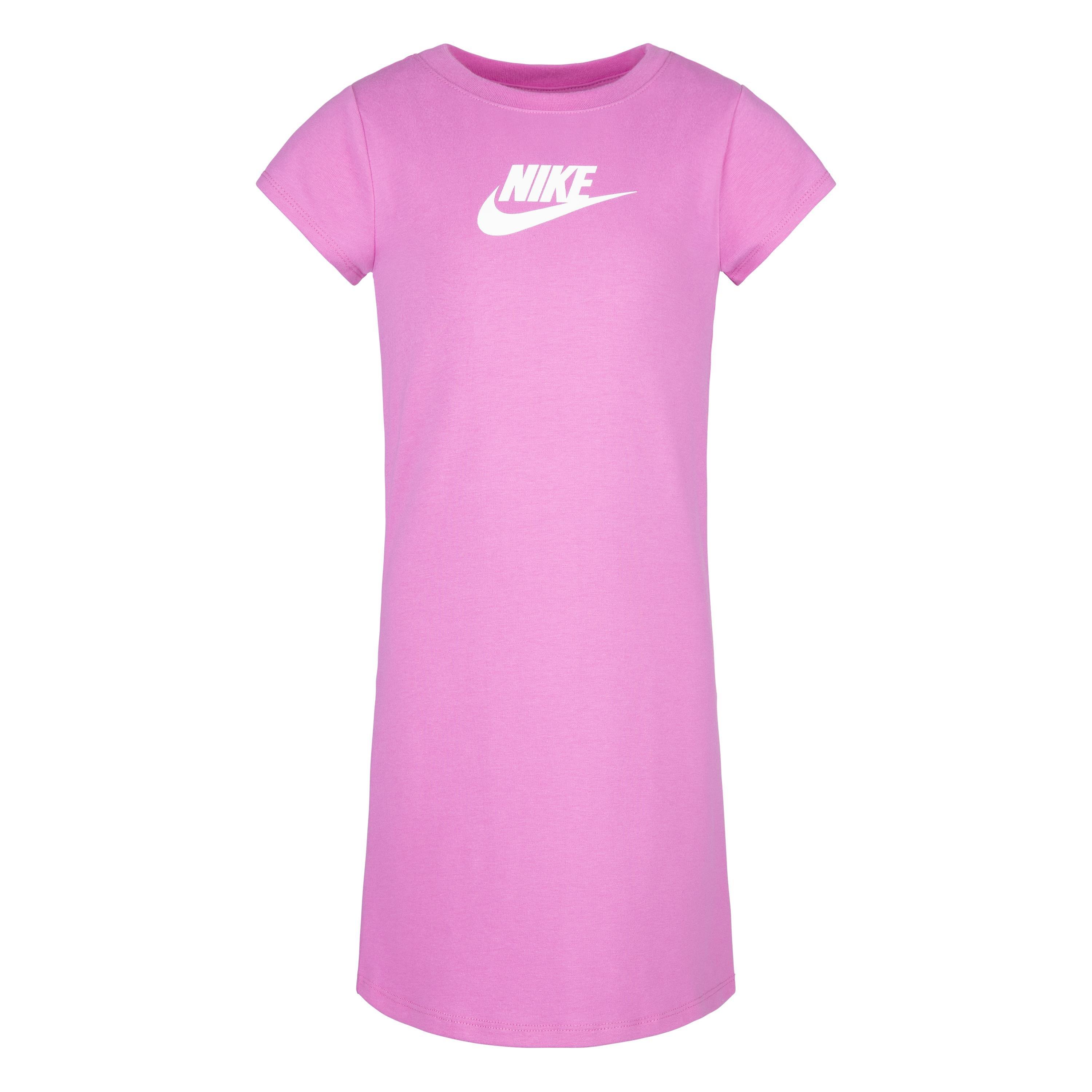 nike t shirt dress pink