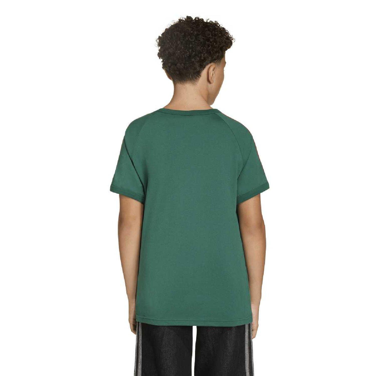 Dark green - adidas Originals - adidas Originals 3- Stripes T- Shirt - 3