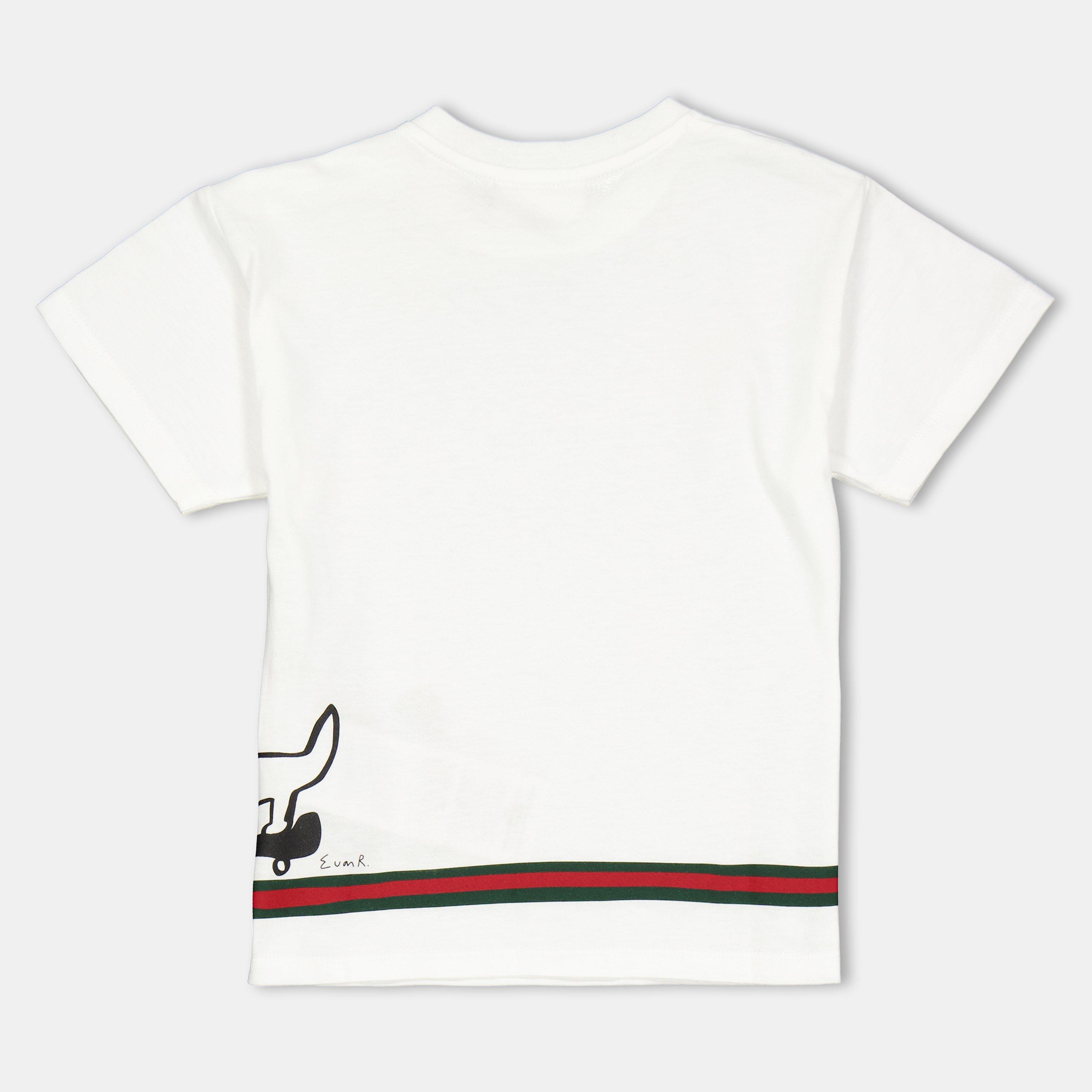 White 9214 - Gucci - Unisex Regular Fit T-Shirt for Kids - 2