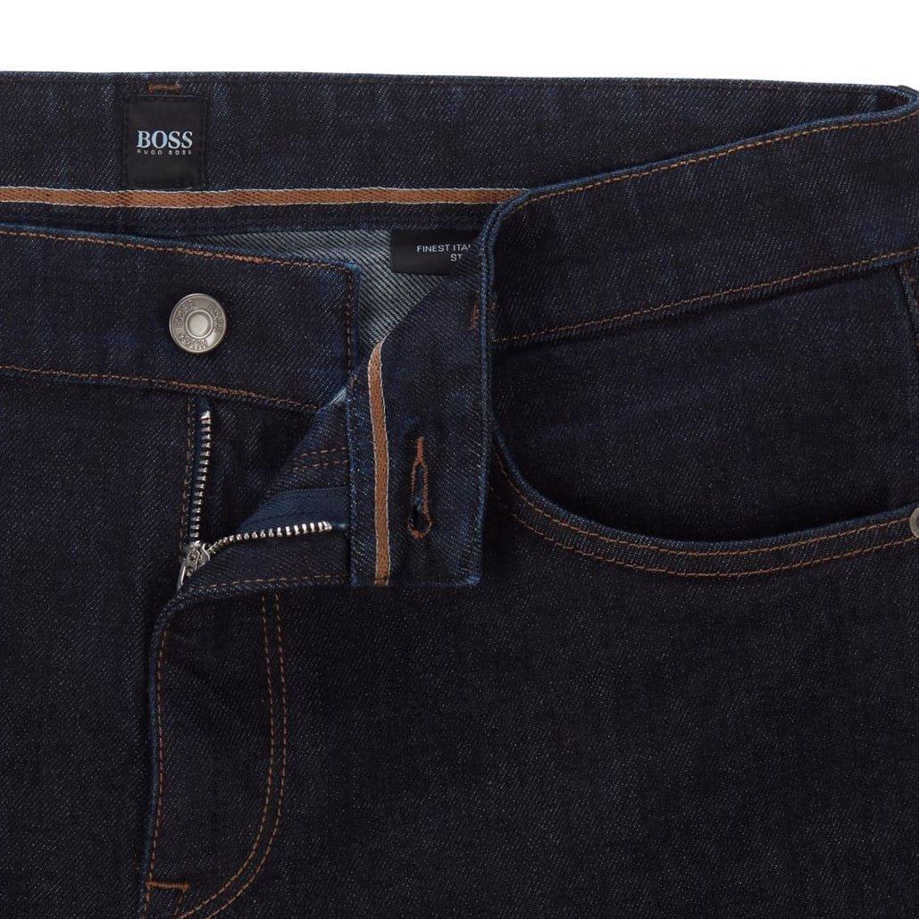 Navy - Boss - Maine3 Slim-Fit Jeans - 4