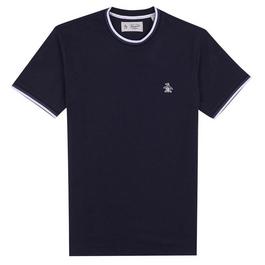 Original Penguin Sticker Pete Tipped Ringer Polo Shirt