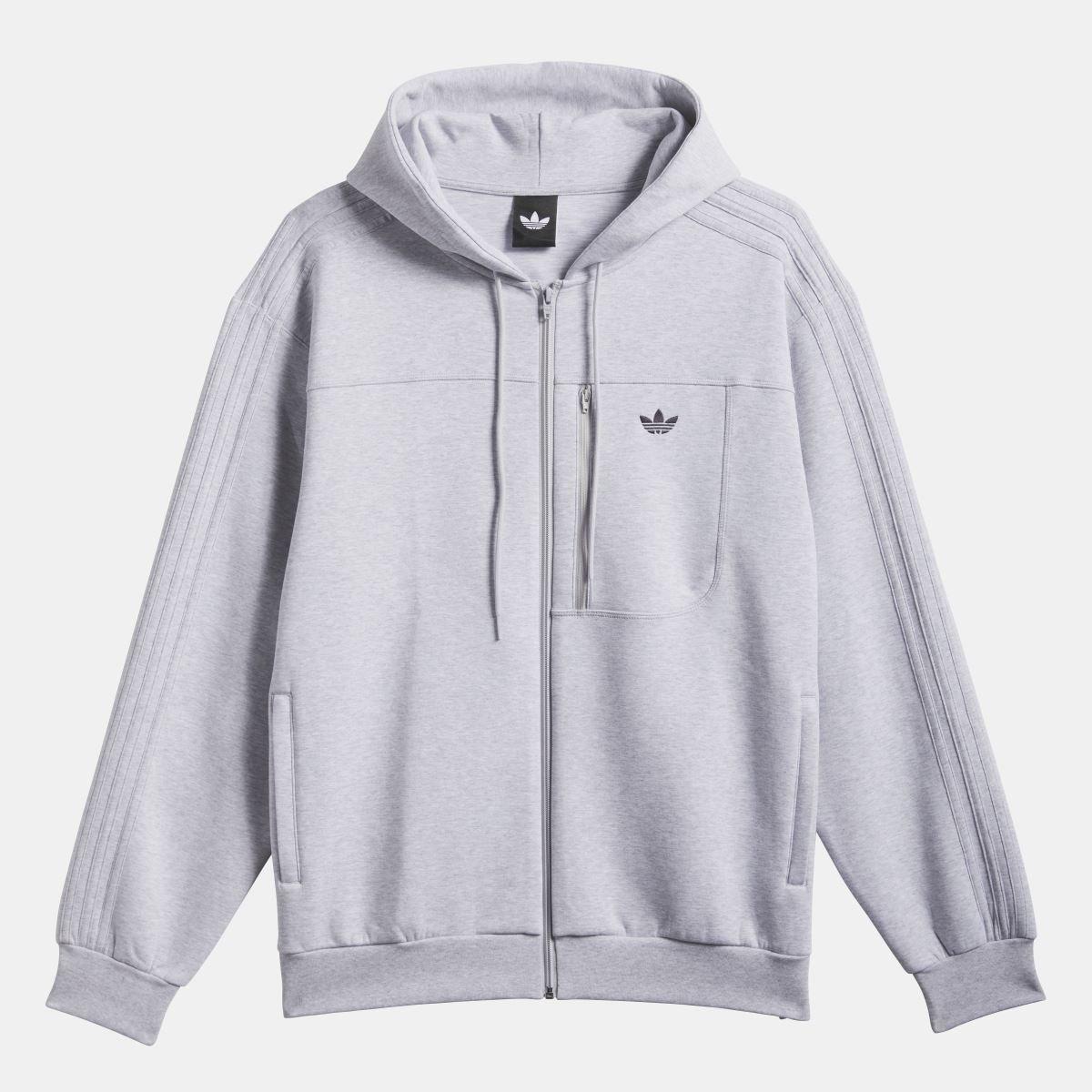 Grey - adidas Originals - Techinical Fleece Jacket - 1