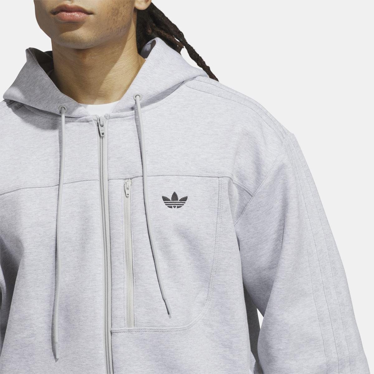 Grey - adidas Originals - Techinical Fleece Jacket - 9