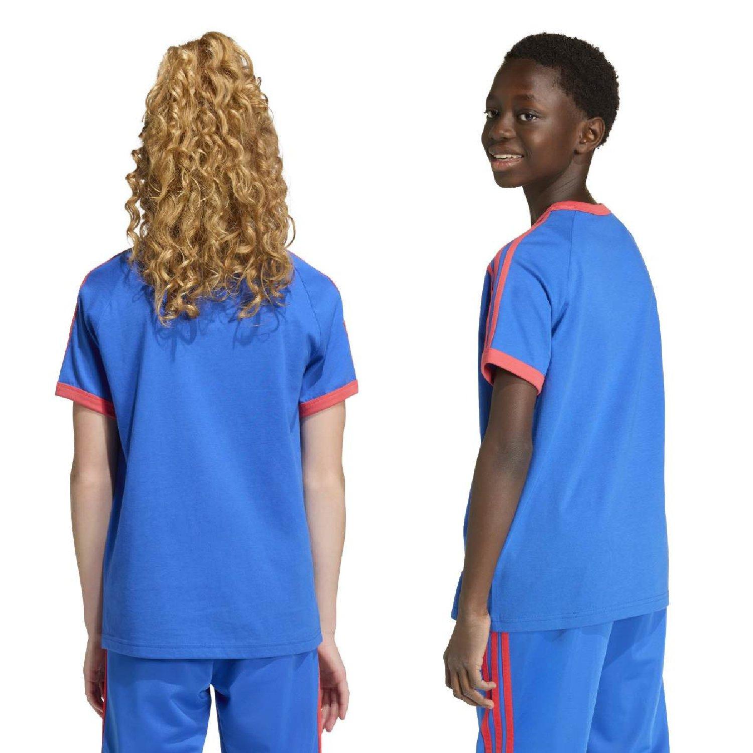 blue - adidas Originals - adidas Originals 3- Stripes Ringer T- Shirt - 7