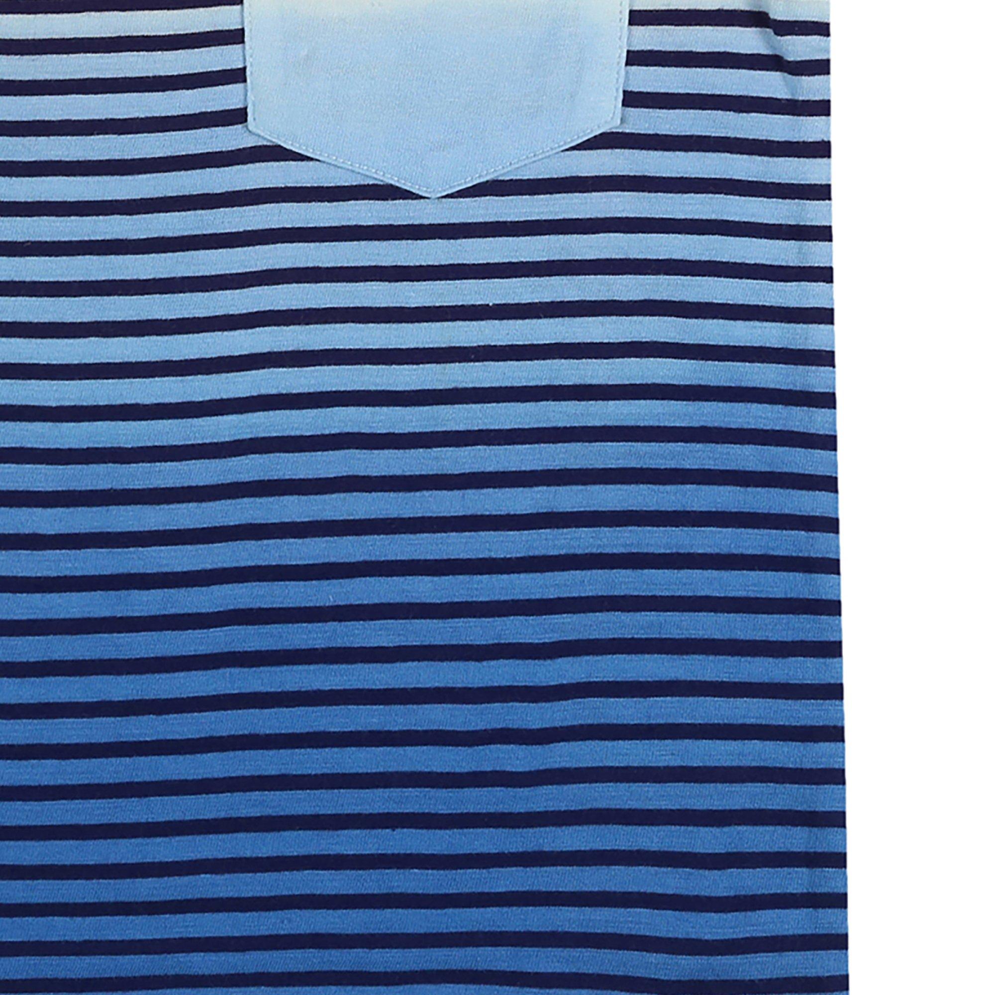 Navy - Lilly and Sid - Dip Dye Stripe T In99 - 4
