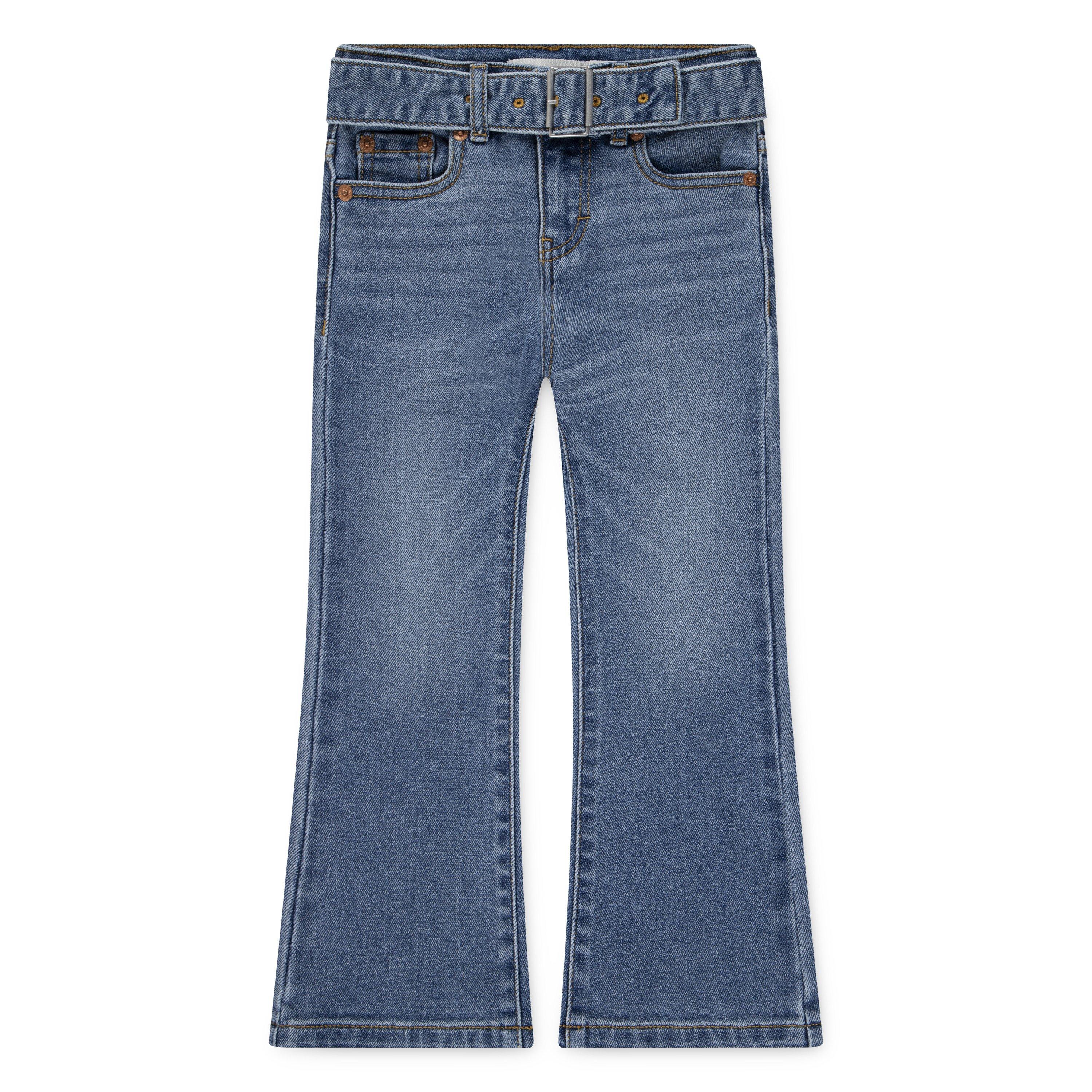 Levis Girls Kids' Flare Bootcut Jeans With Belt - Rodeo Mfk - 14 Yrs