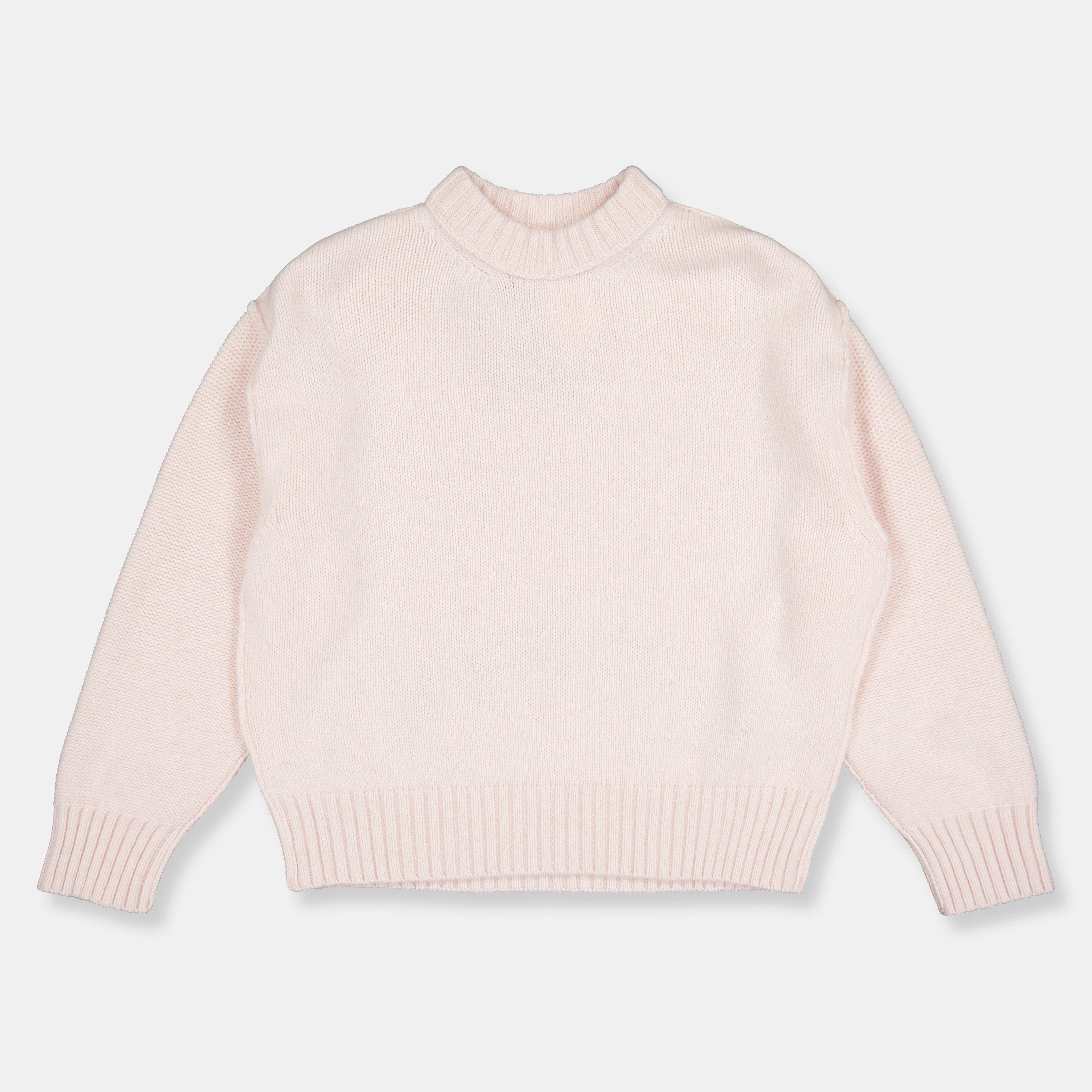 Pink 3B27 - Palm Angels - Unisex Kids' Logo Knitted Top - 2