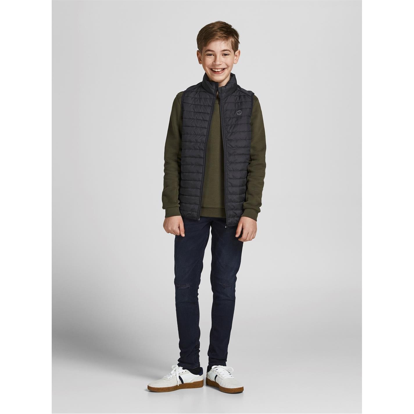 Nero - Jack and Jones - Classic Gilet Juniors - 2