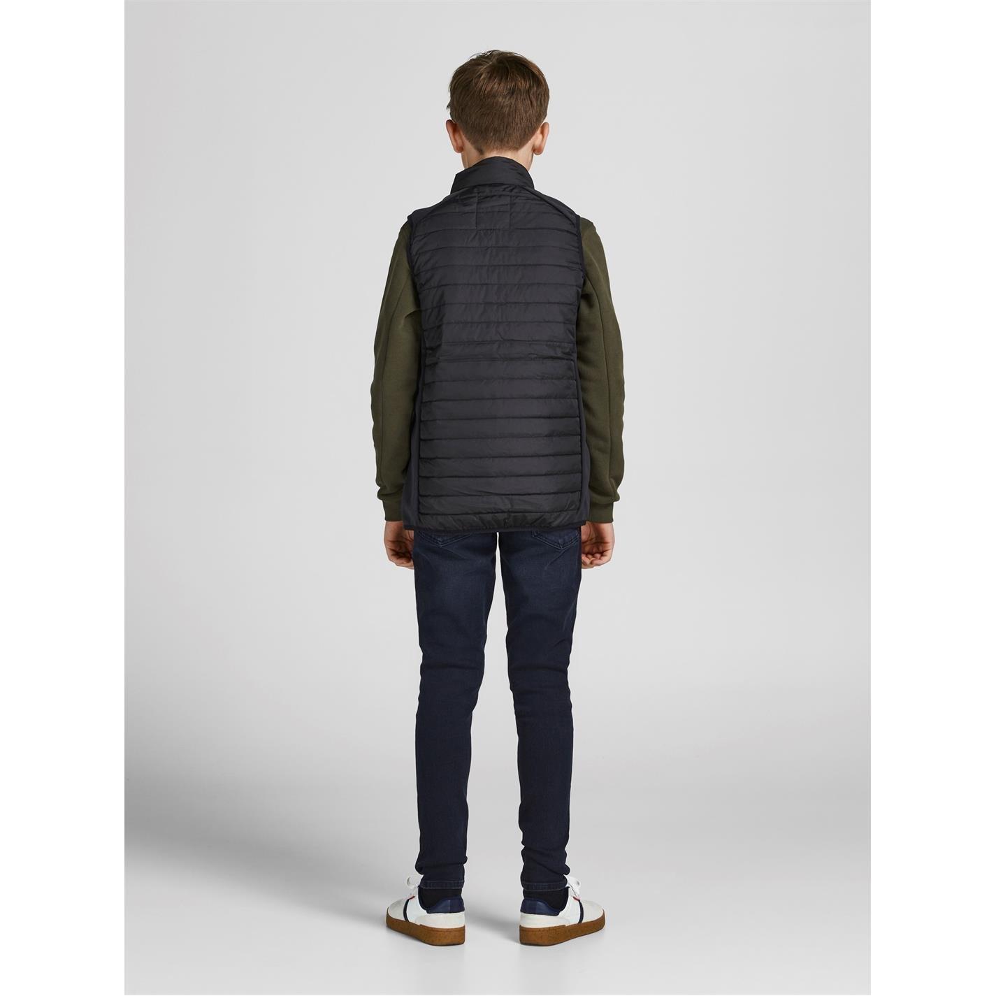 Nero - Jack and Jones - Classic Gilet Juniors - 3