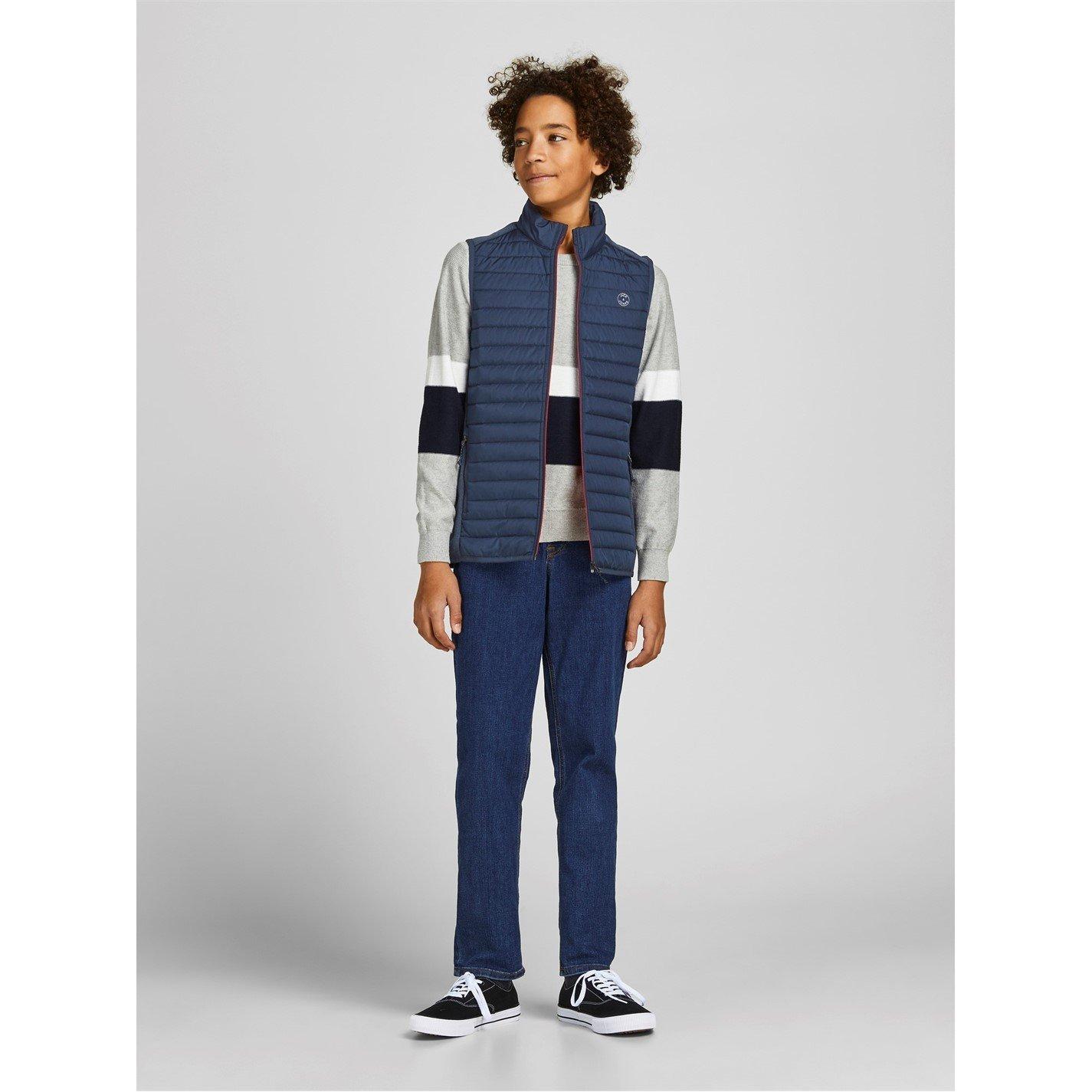 Navy Blazer - Jack and Jones - Kids'  Classic Sleeveless Zip Gilet - 2