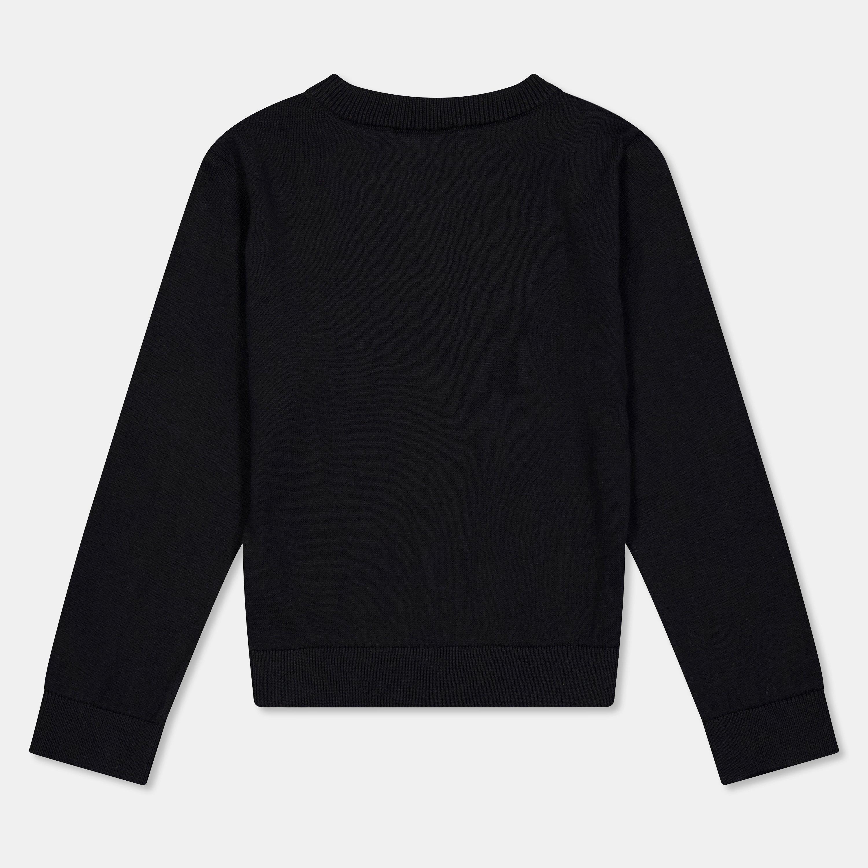 Black 930AV - Balmain - Unisex Kids' Knitted Top - 2