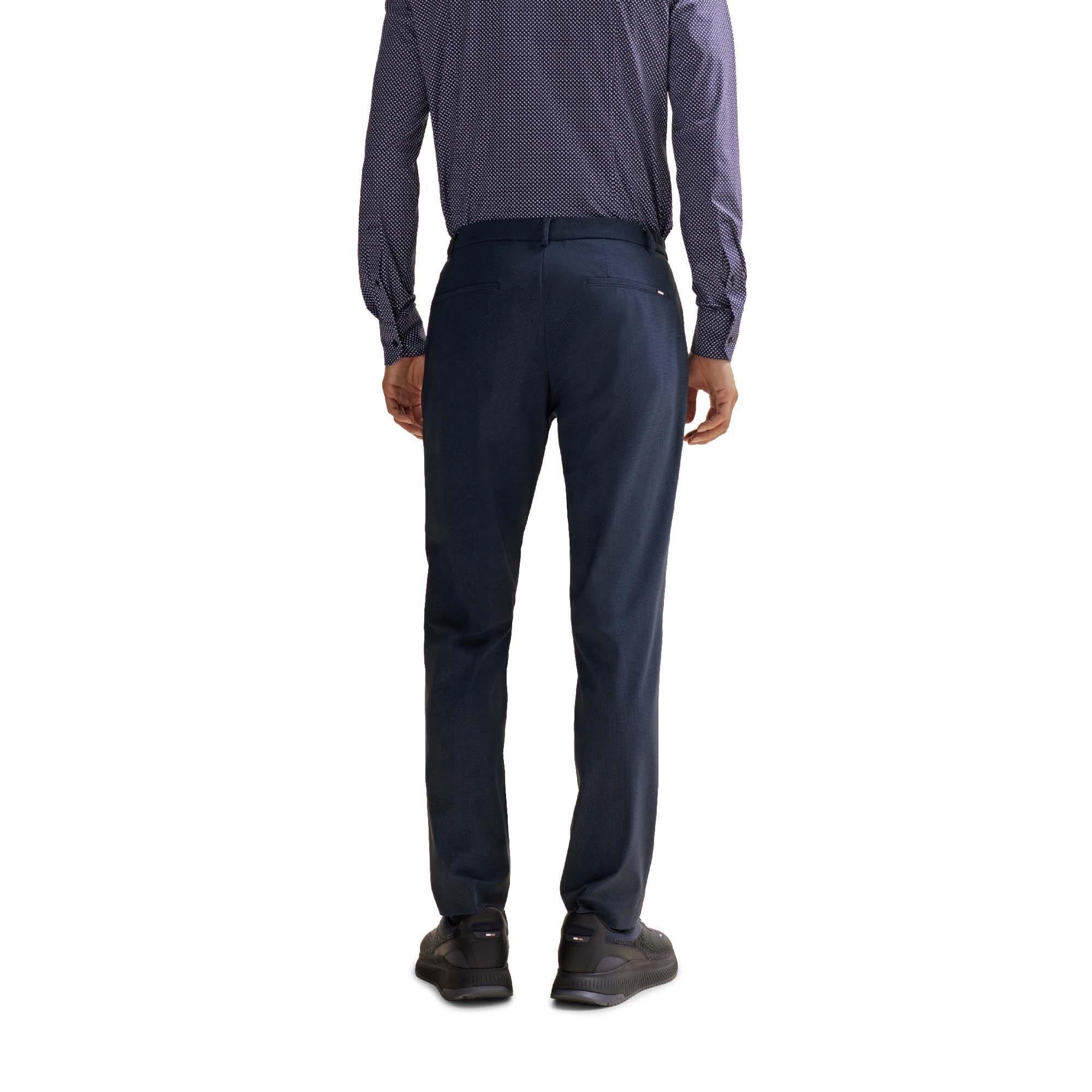 Blue - Boss - P-Genius-J-CW-WG-241 Slim Fit Trousers - 6