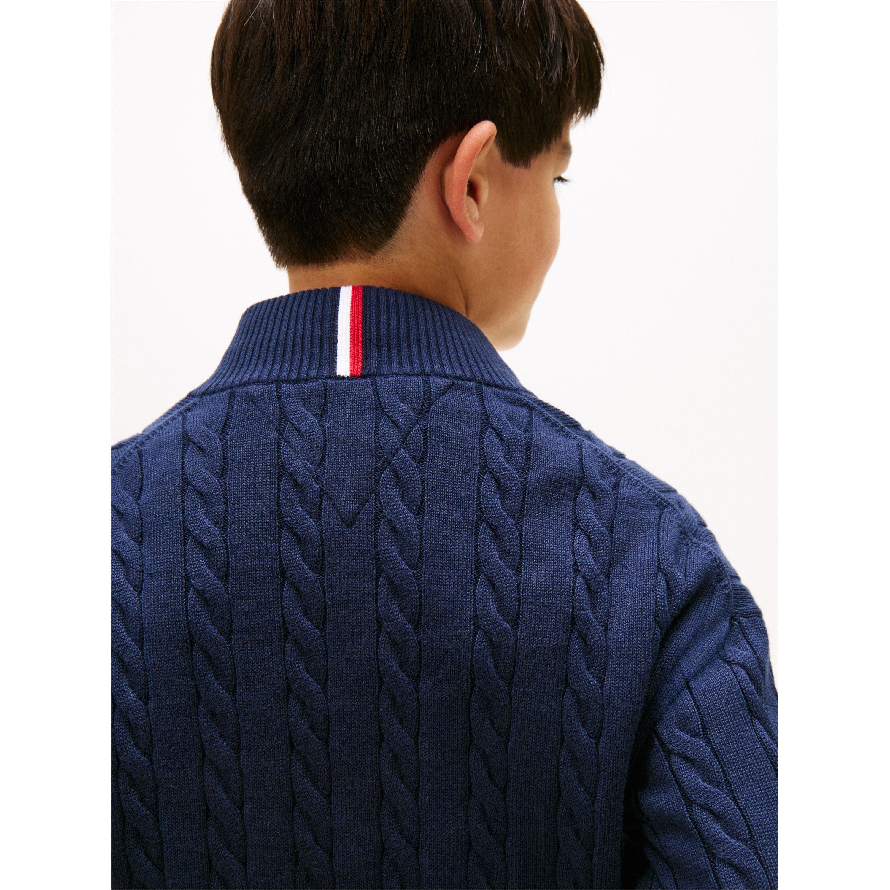 Night Navy C1G - Tommy Hilfiger - Kids' Crew Neck Jumper - 3