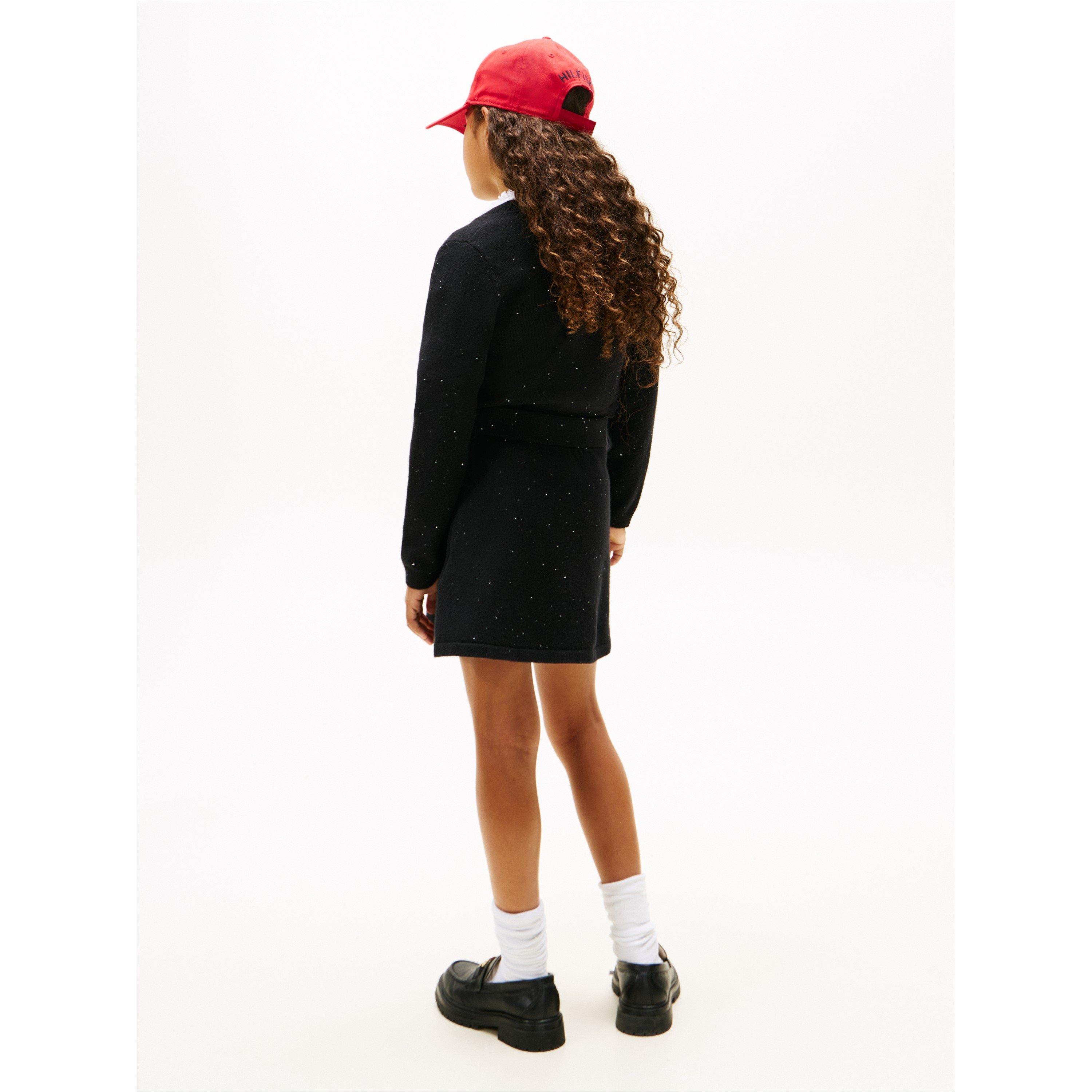 Crni BDS - Tommy Hilfiger - Kids' Sequin Knitted Skirt - 4
