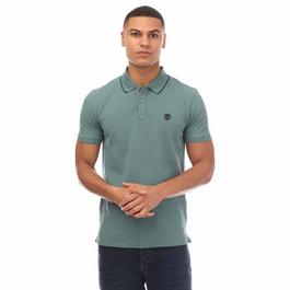 Timberland Millers River Printed Neck Polo Shirt