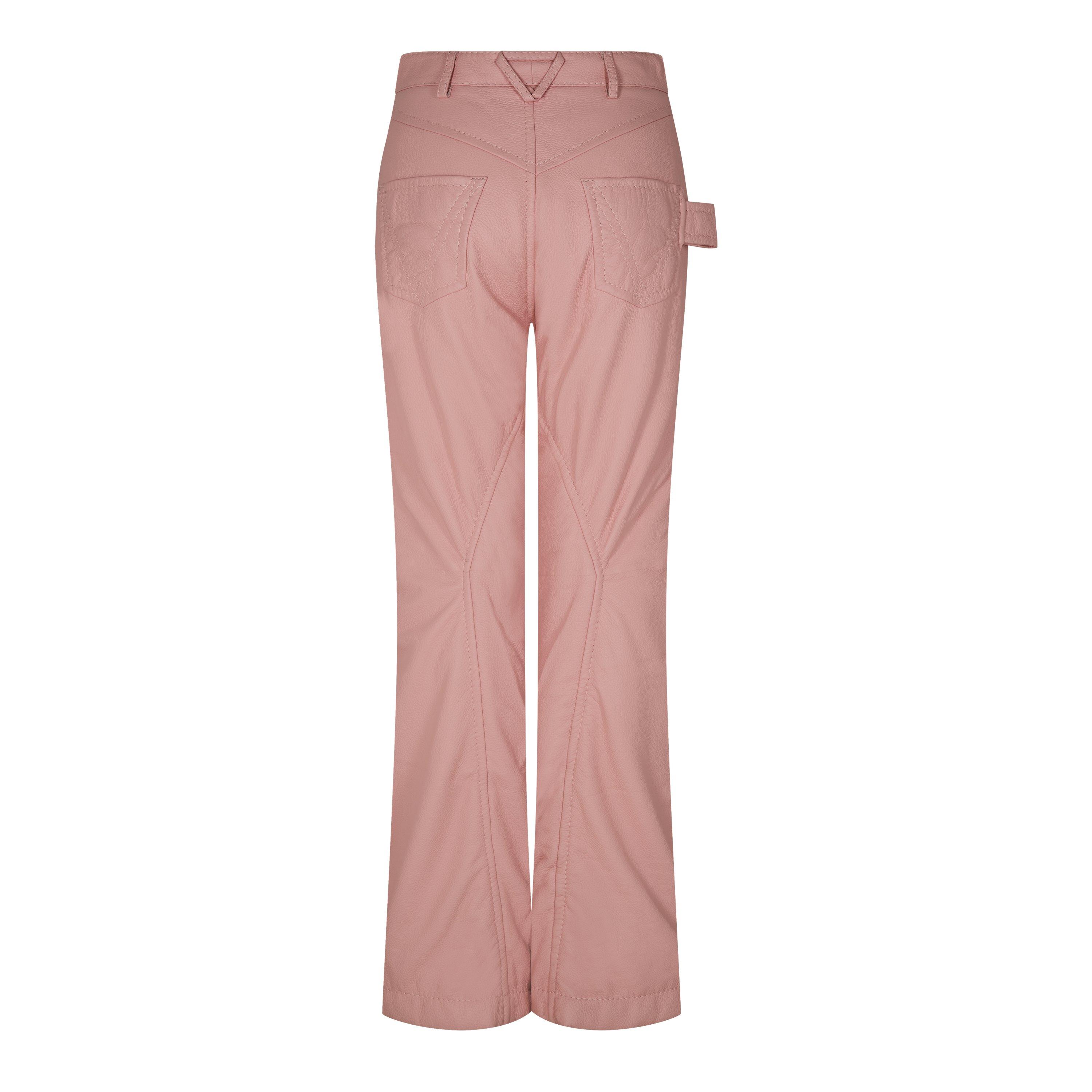 Peachy - Bottega Veneta - Women's Leather/PU Trousers - 2