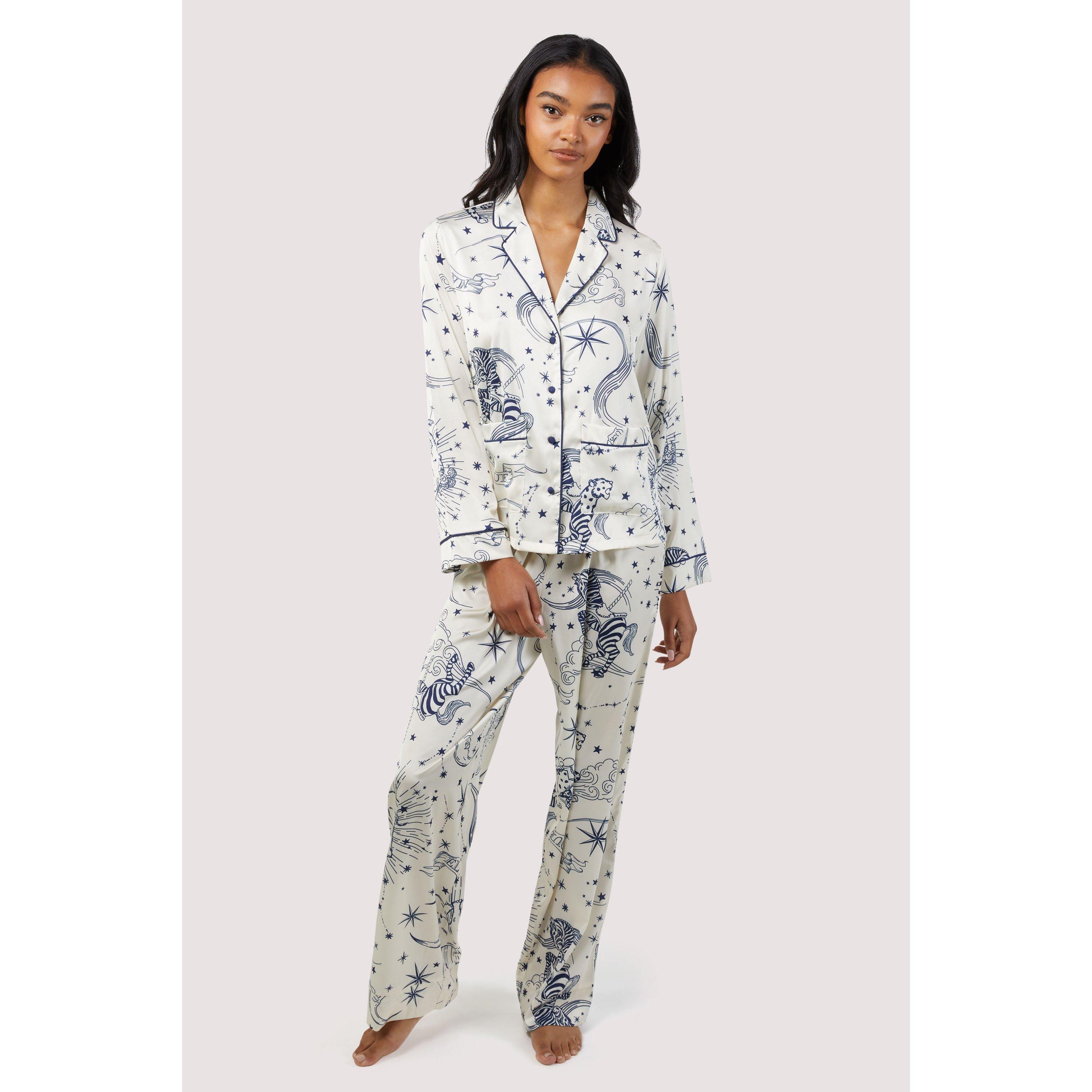 Multi - Wolf and Whistle - Celestial Long Sleeved Pyjama Set - 1