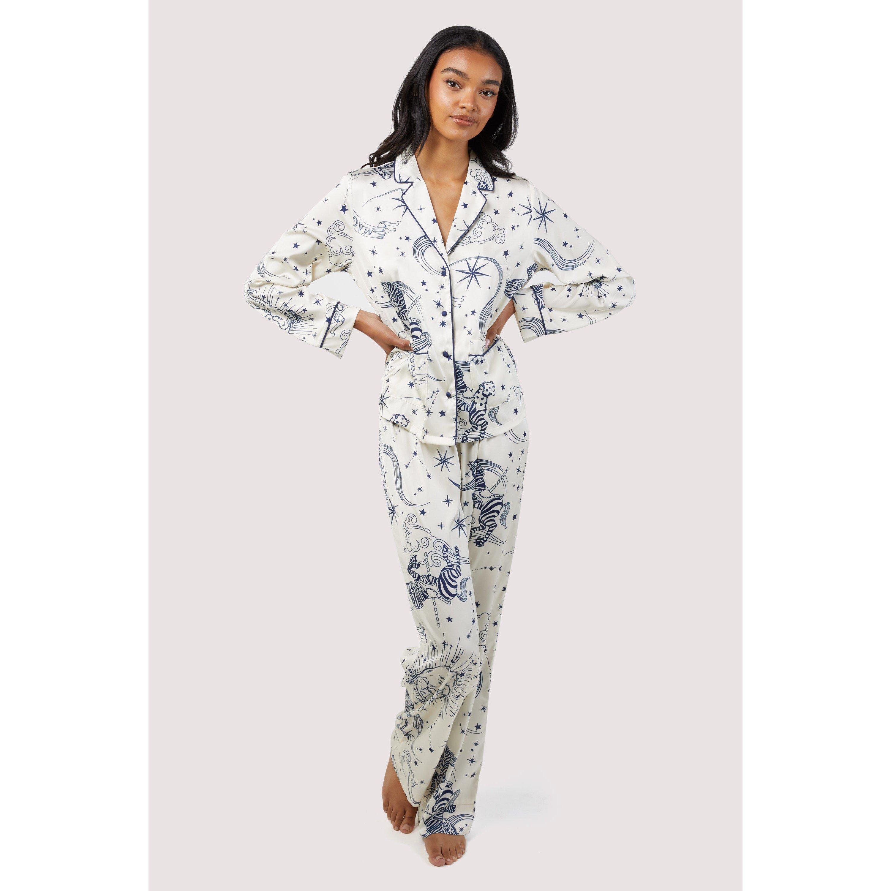 Multi - Wolf and Whistle - Celestial Long Sleeved Pyjama Set - 3