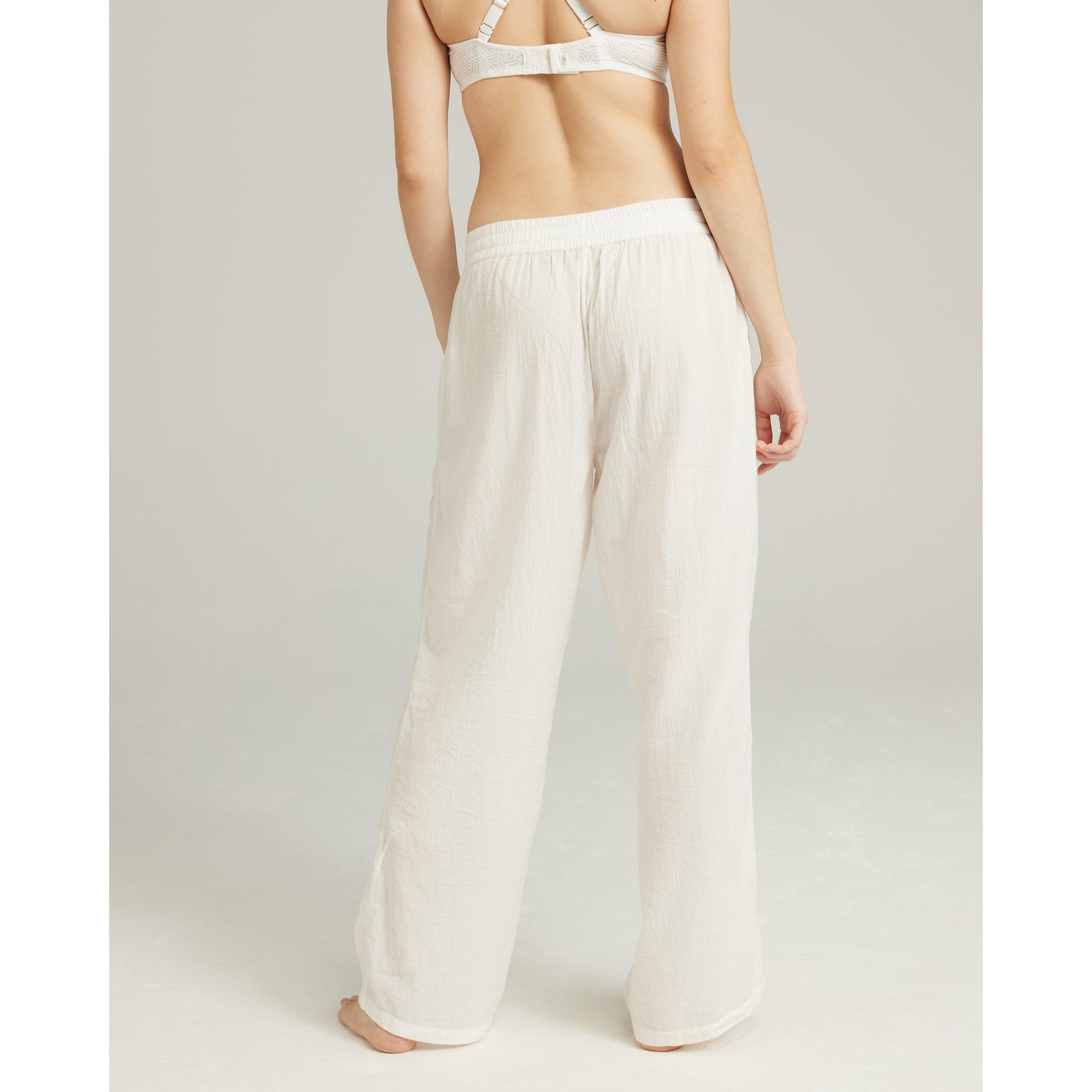 White - Nudea - THE CLASSIC TROUSER ORGANIC COTTON SLEEP - 4