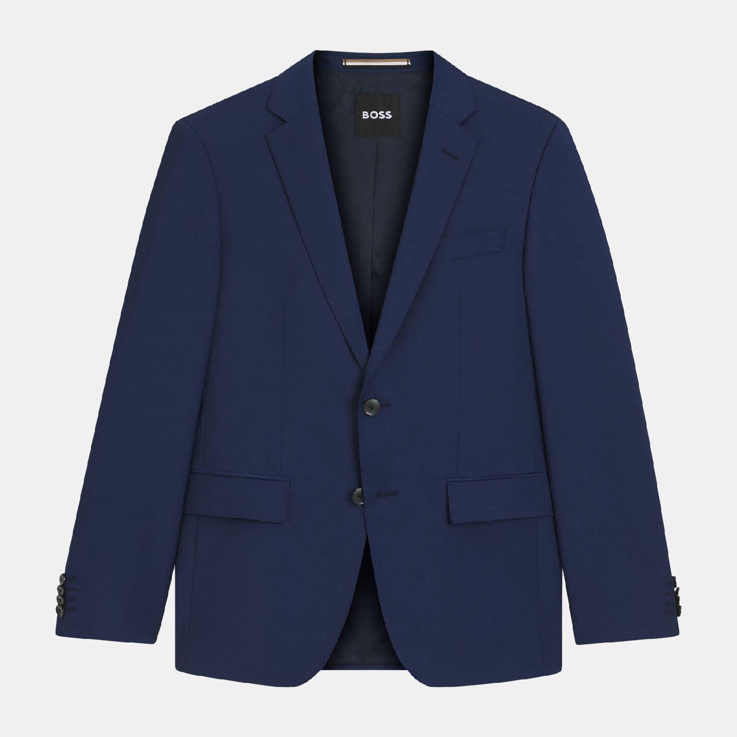 Blue - Boss - H-Huge-MM-C-224 Slim-Fit Jacket - 1