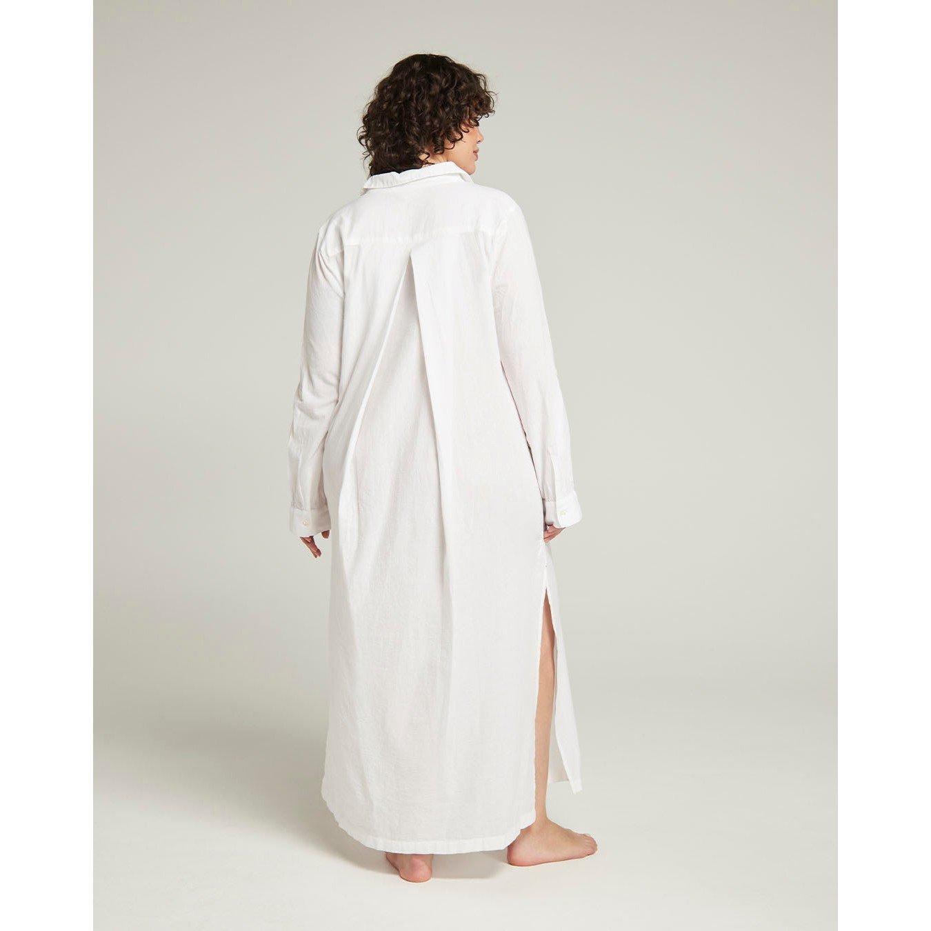 White - Nudea - THE MAXI SHIRT - 2