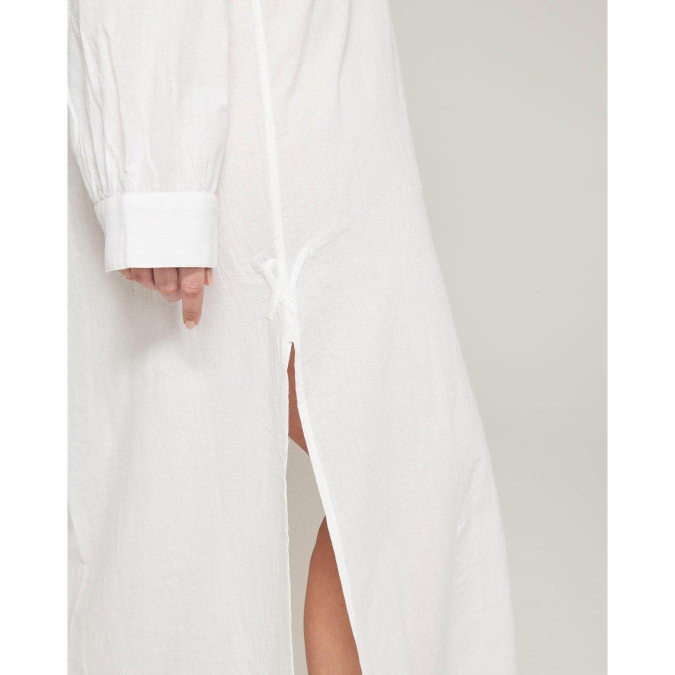 White - Nudea - THE MAXI SHIRT - 4
