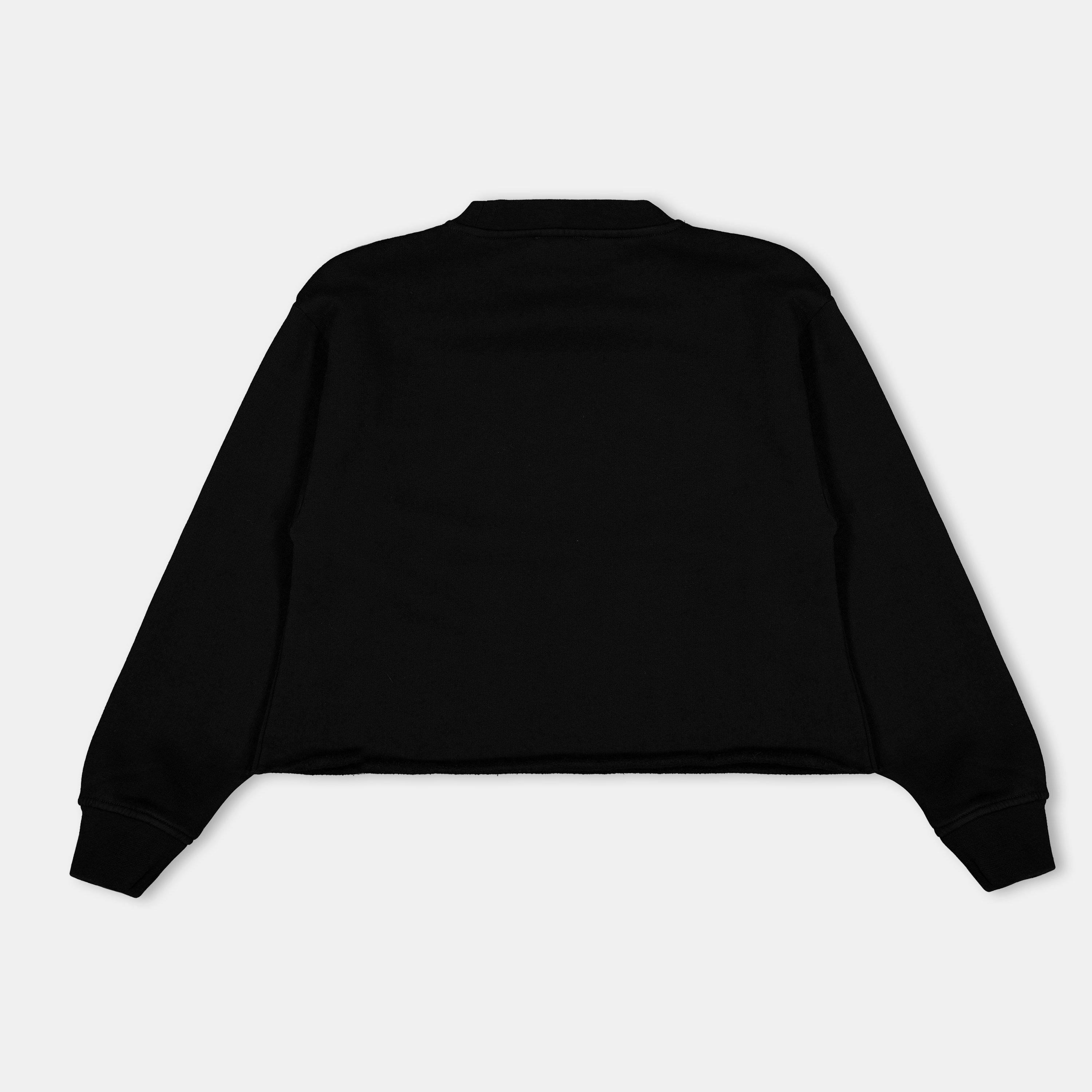 Black 961 - Stella McCartney - Kids' Logo Cropped Sweatshirt - 2