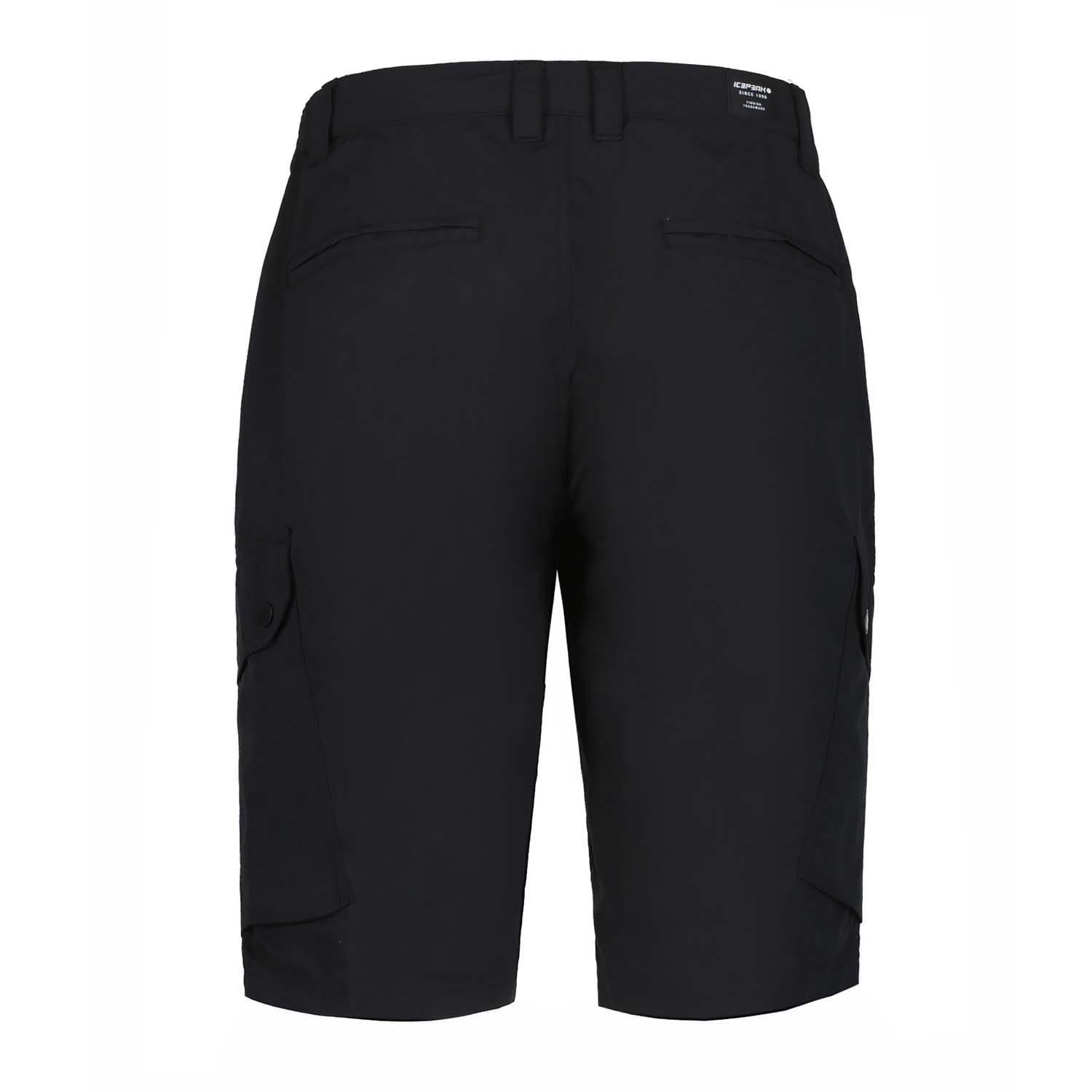 Black - Icepeak - Anzio Walking Shorts Mens - 2