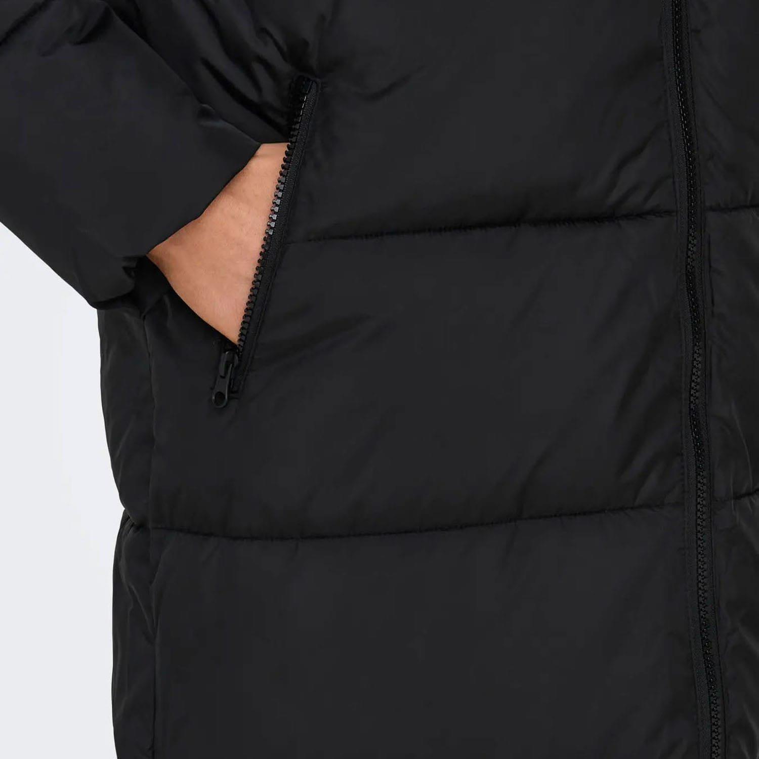 Black - Only - Montana Puffer Coat - 5