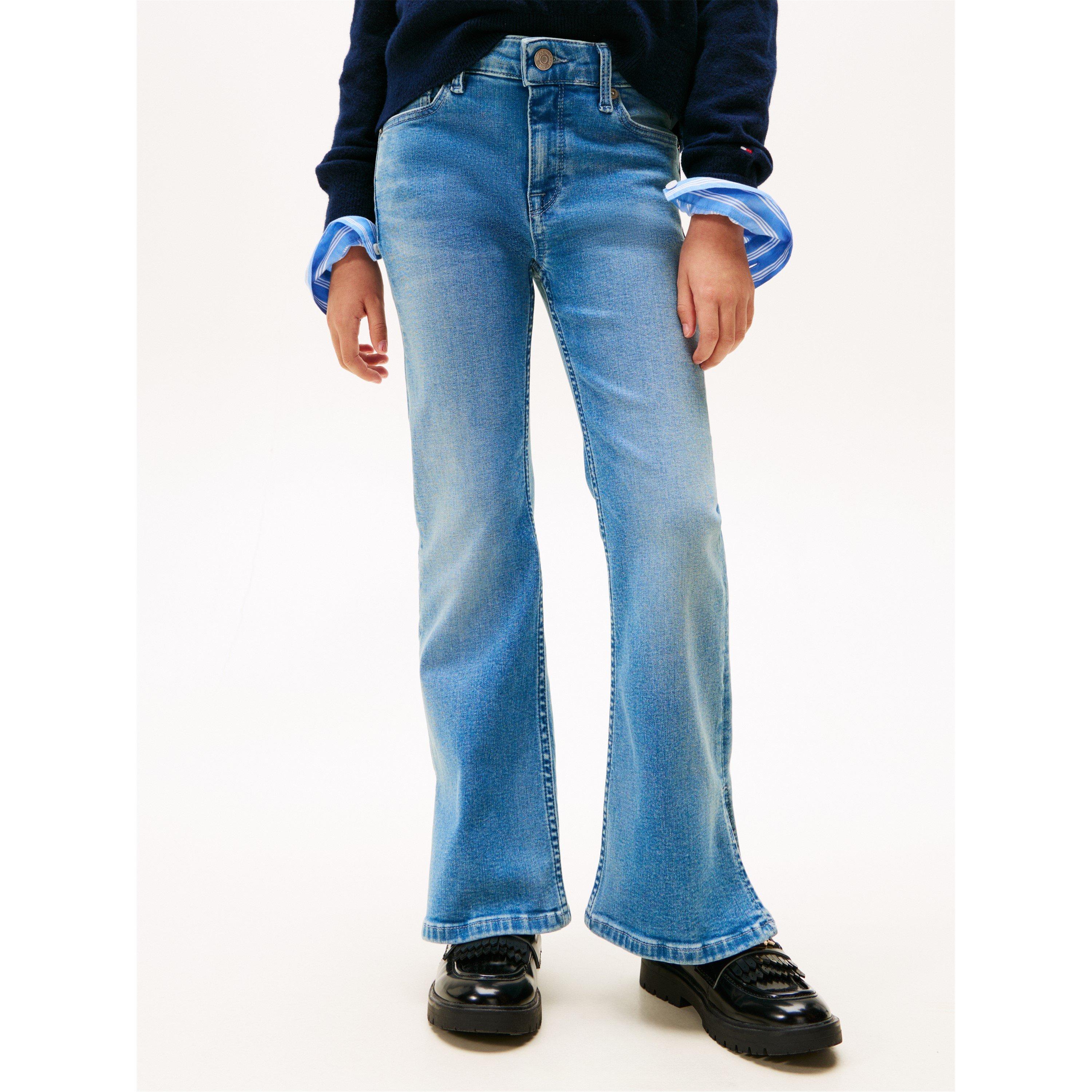 Light Used 1AA - Tommy Hilfiger - Kids' Bootcut Jeans - 2
