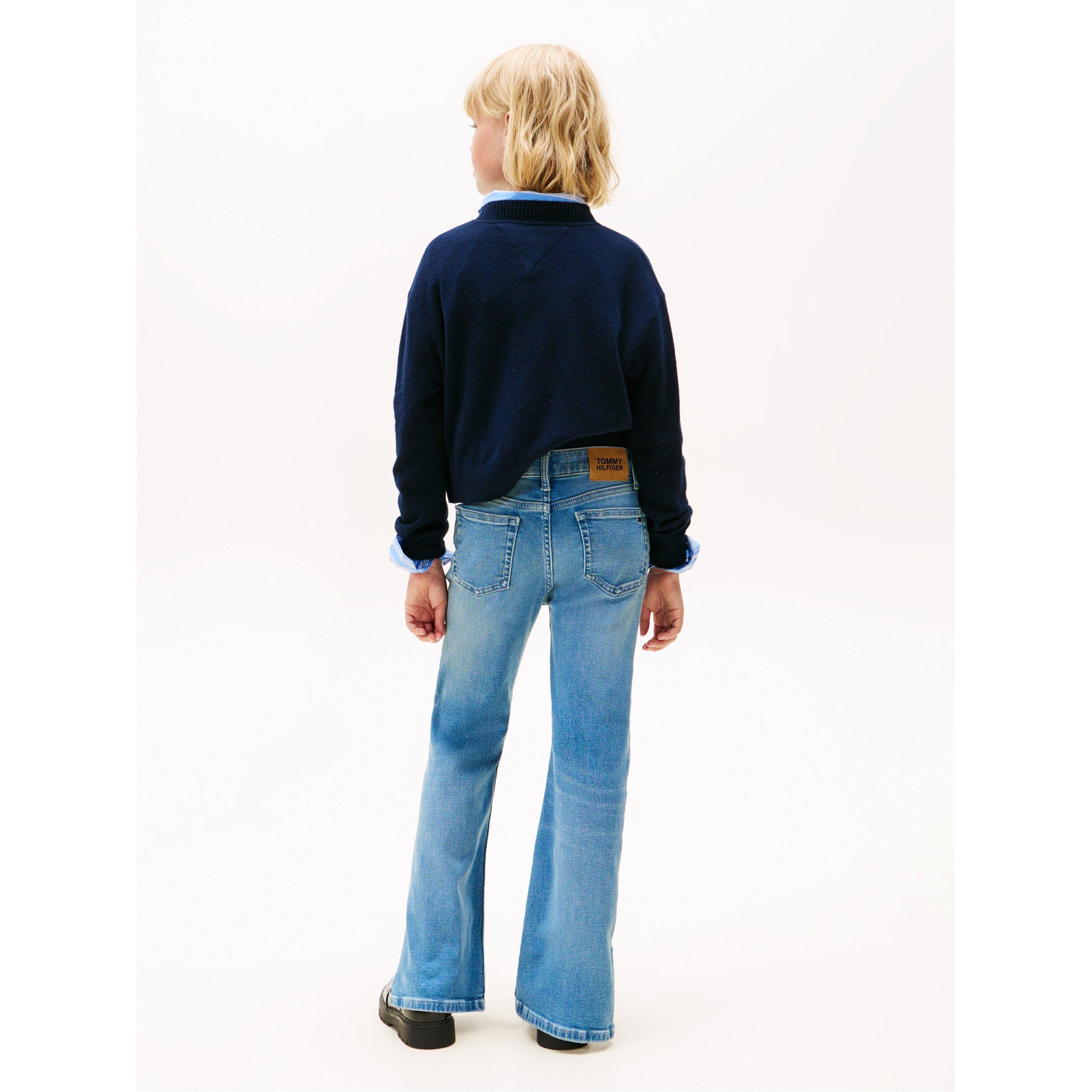 Light Used 1AA - Tommy Hilfiger - Kids' Bootcut Jeans - 4
