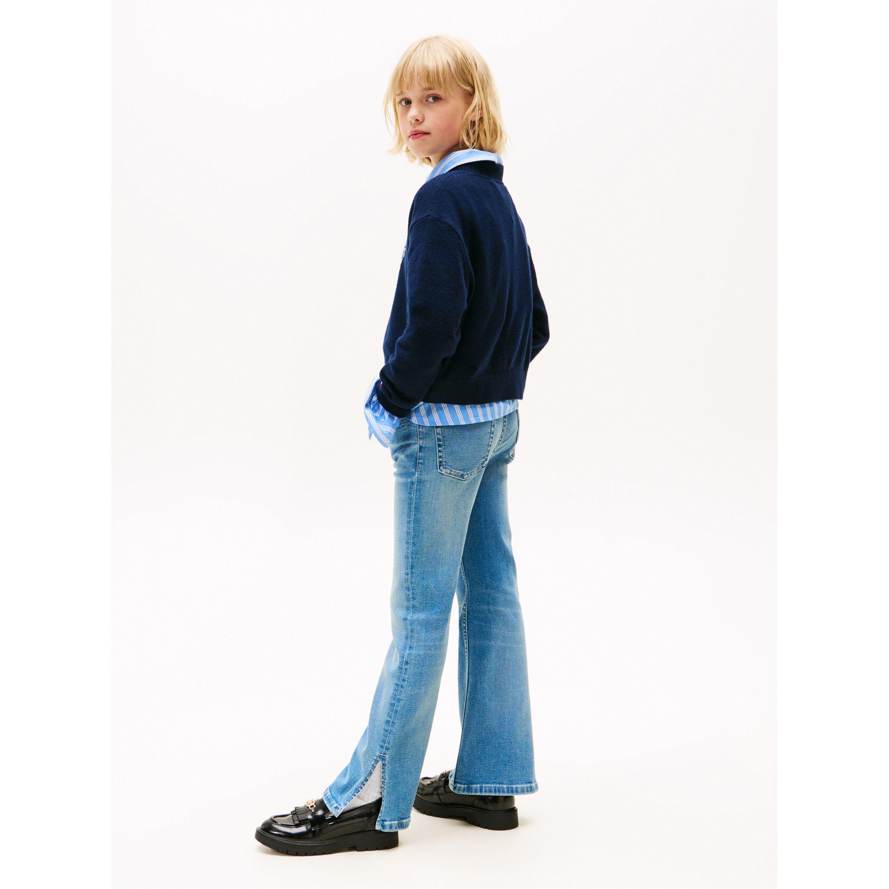 Light Used 1AA - Tommy Hilfiger - Kids' Bootcut Jeans - 5